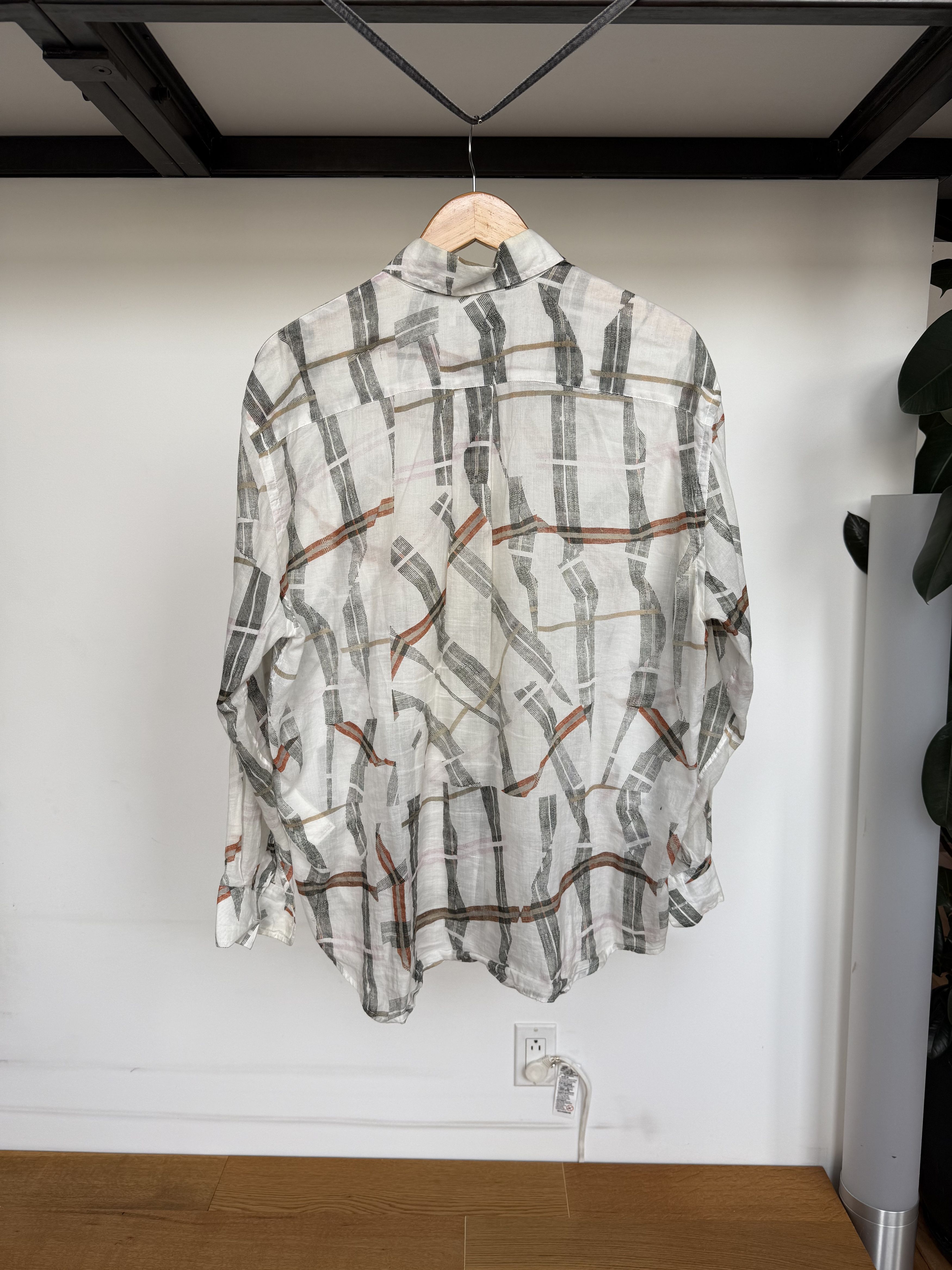 Our Legacy Coco Shirt - White Cracked Check Size US S / EU 44-46 / 1 - 3 Thumbnail