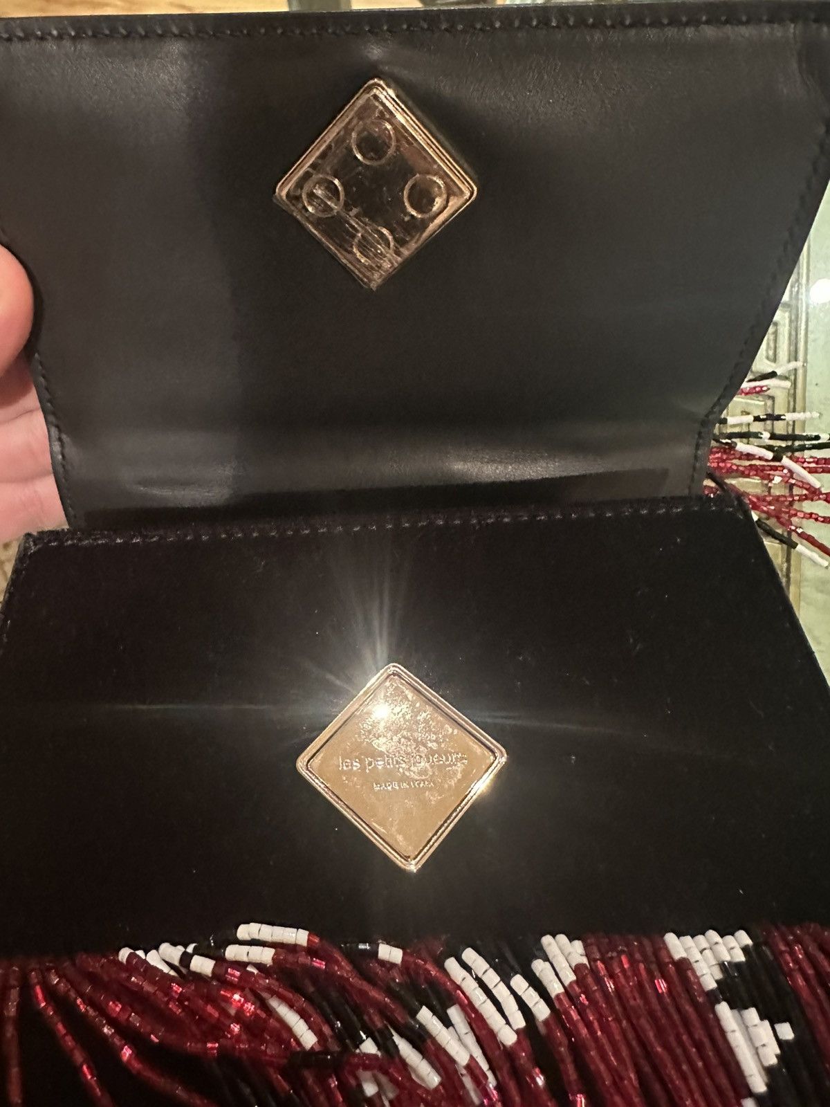 Other Les Petits Joueurs Black mini Bag Size ONE SIZE - 4 Thumbnail
