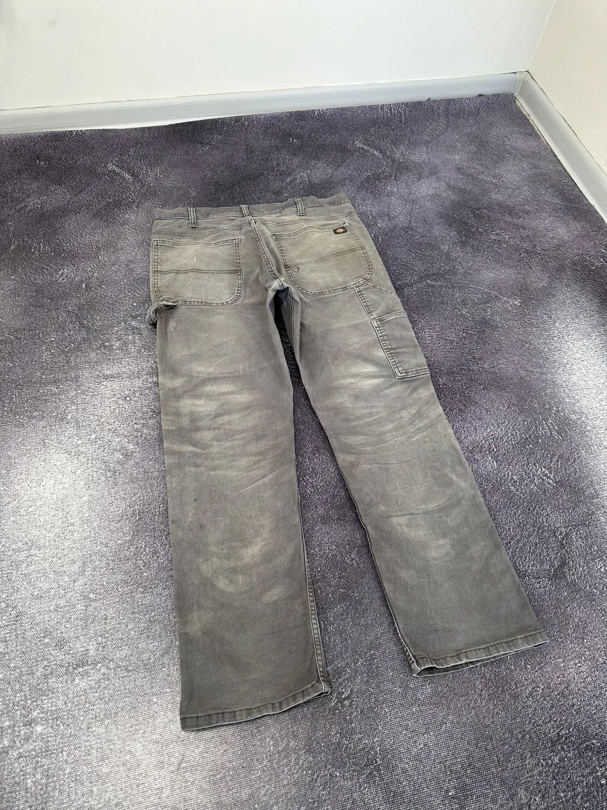 Dickies × Vintage Vintage Dickies Y2K Faded Grey Work Hype Baggy Pants Size US 34 / EU 50 - 3 Thumbnail