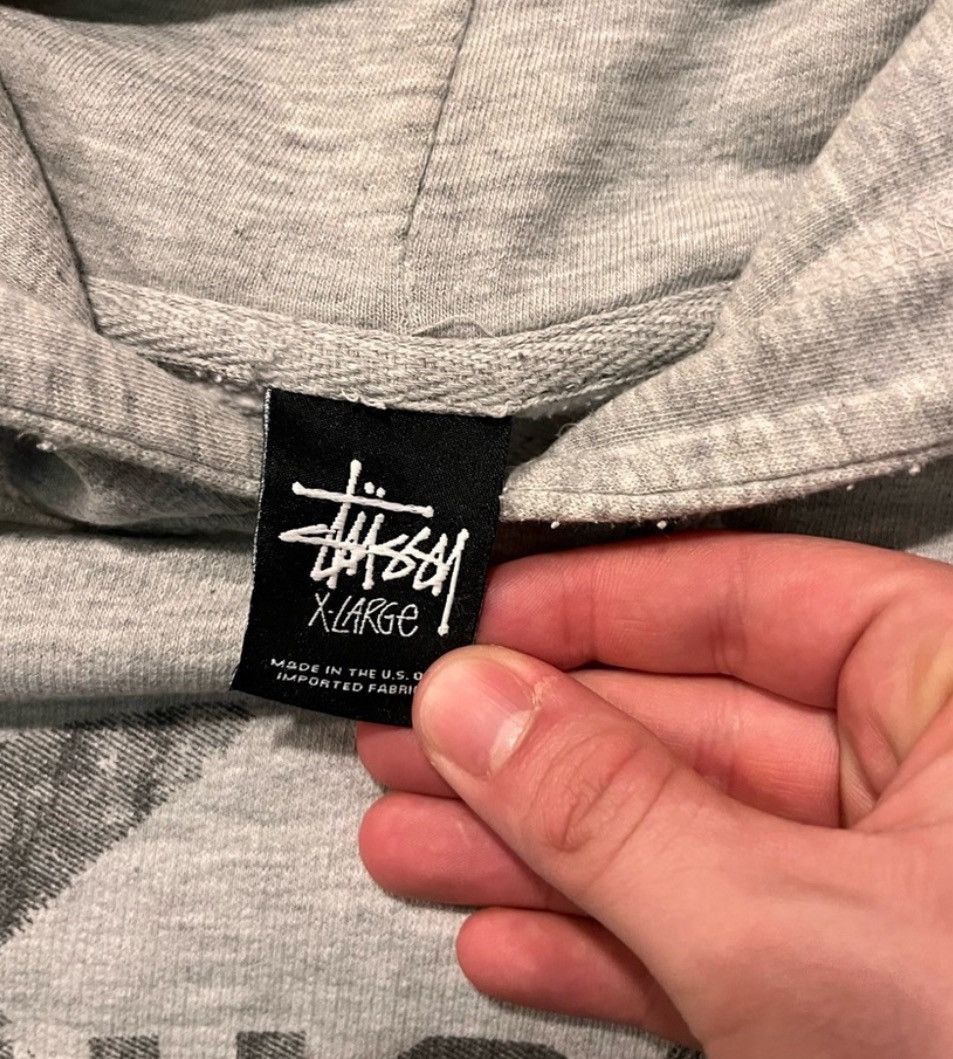 Stussy Vintage Stussy y2k Mohawk Canada Grey Hoodie Size US XL / EU 56 / 4 - 2 Thumbnail