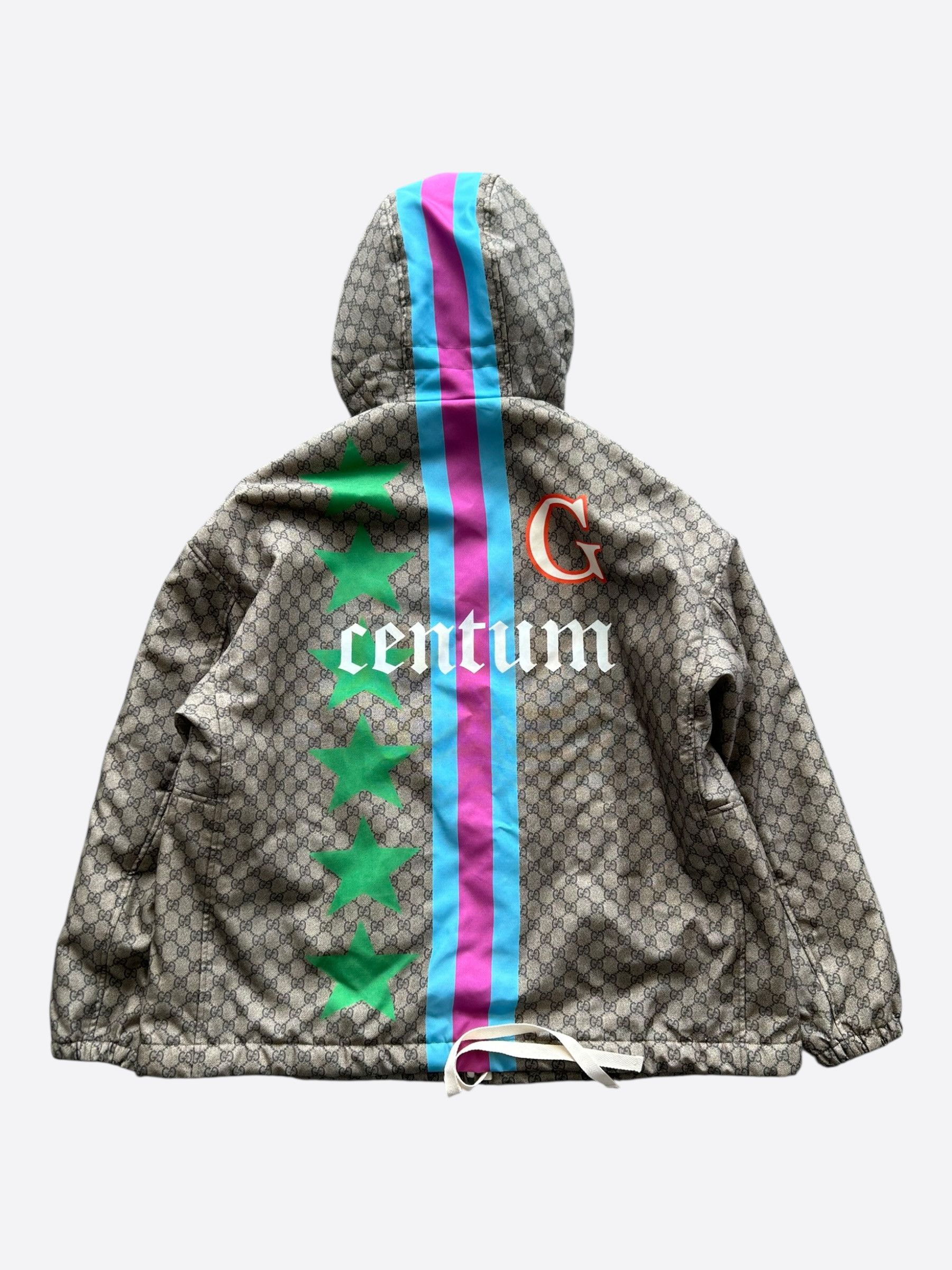 Gucci Gucci Tan & Multicolor GG Monogram Centum Jacket Size US XXL / EU 58 / 5 - 2 Thumbnail