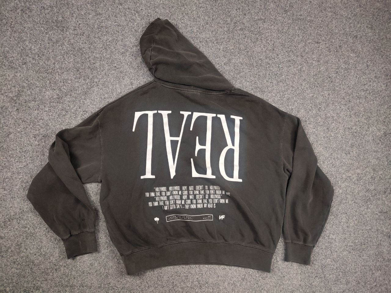 If Six Was Nine NF real music Art Logo Dark Gray Oversized Hoodie Vintage Size US S / EU 44-46 / 1 - 11 Thumbnail