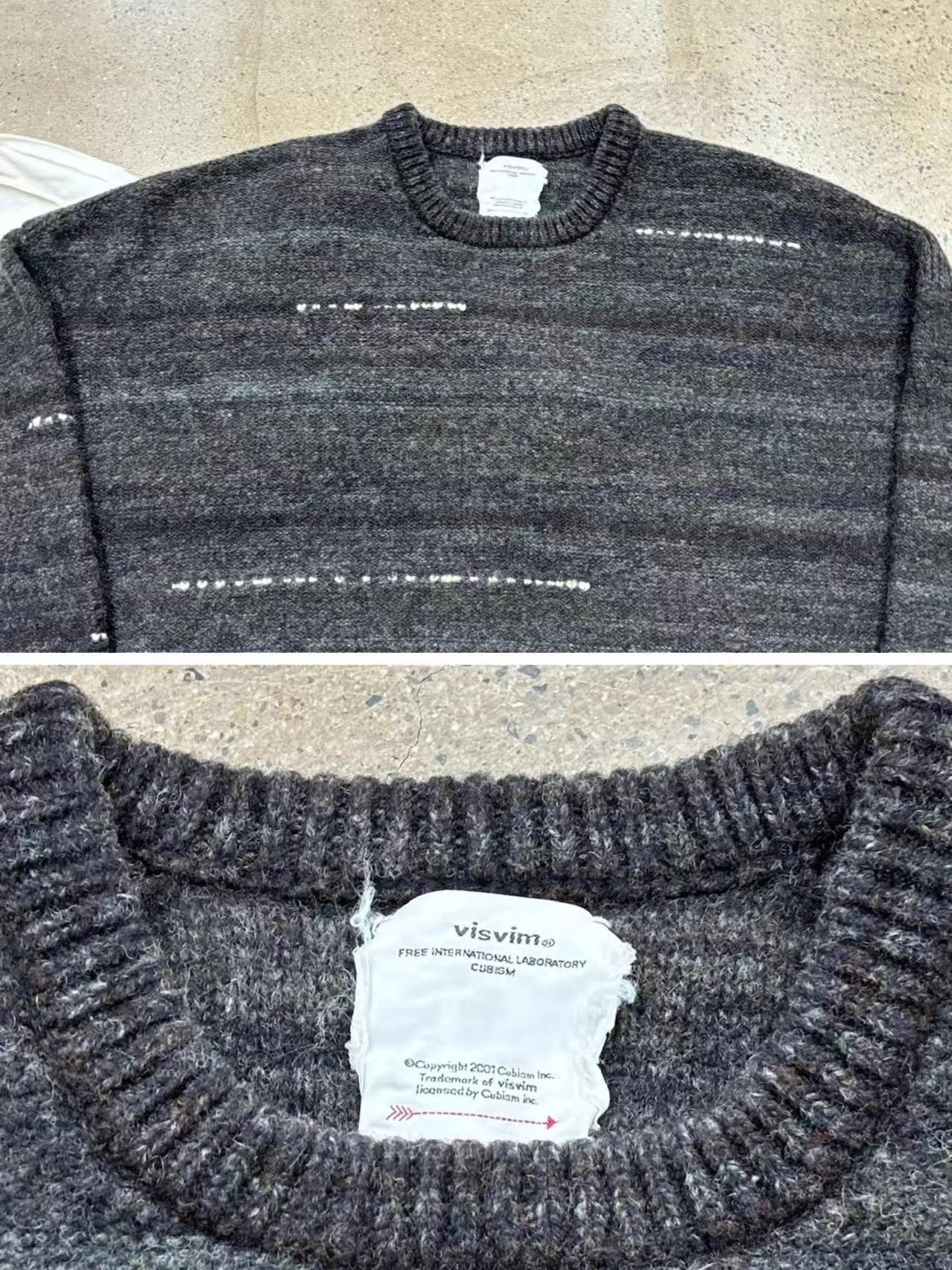 Visvim VISVIM 22SS AMPLUS Gradient Sweater 3 Near Mint Size US L / EU 52-54 / 3 - 8 Thumbnail