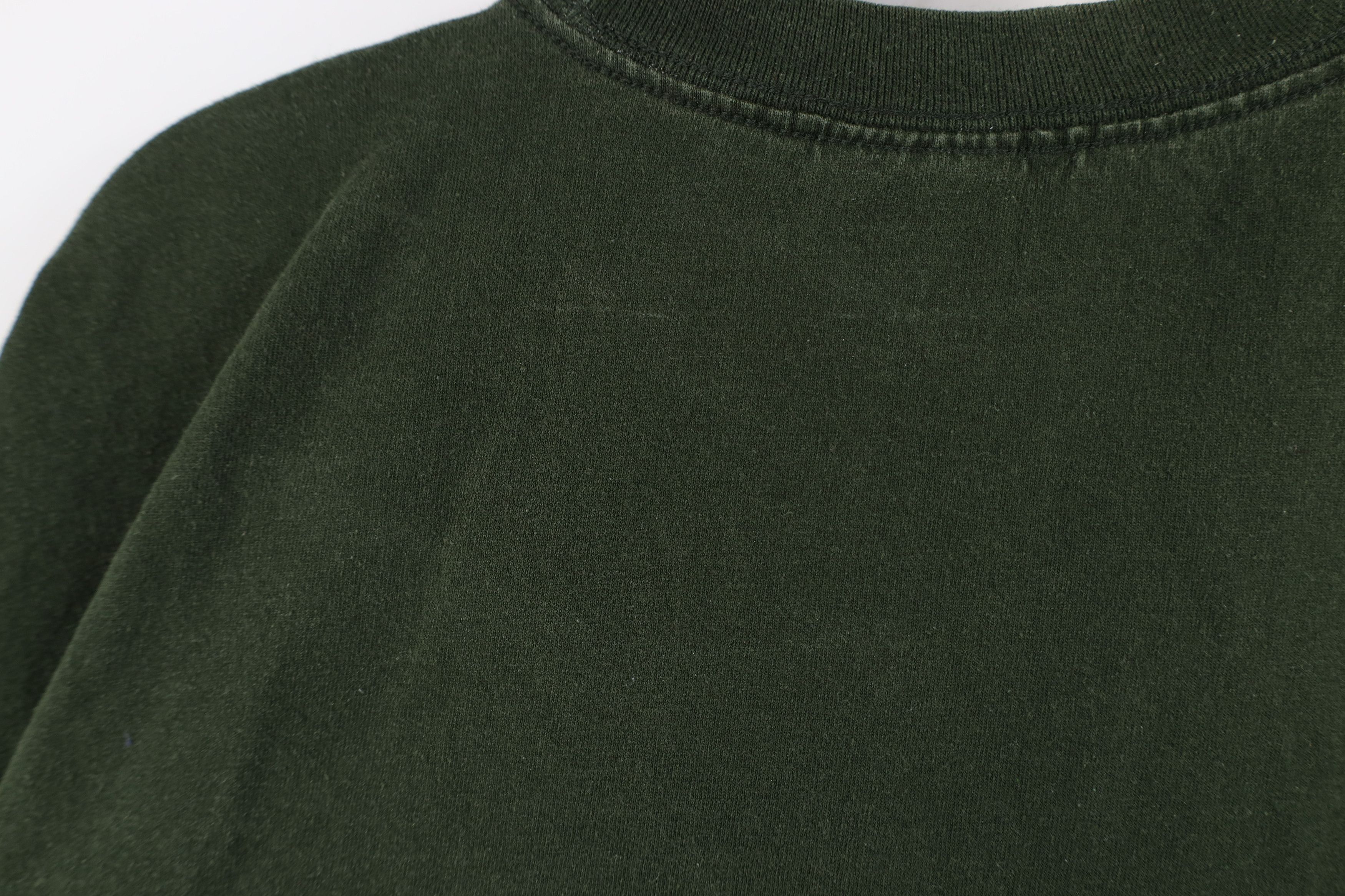 Vintage Vintage 90s Streetwear Heavyweight T-Shirt Green Cotton Size US XXL / EU 58 / 5 - 8 Thumbnail