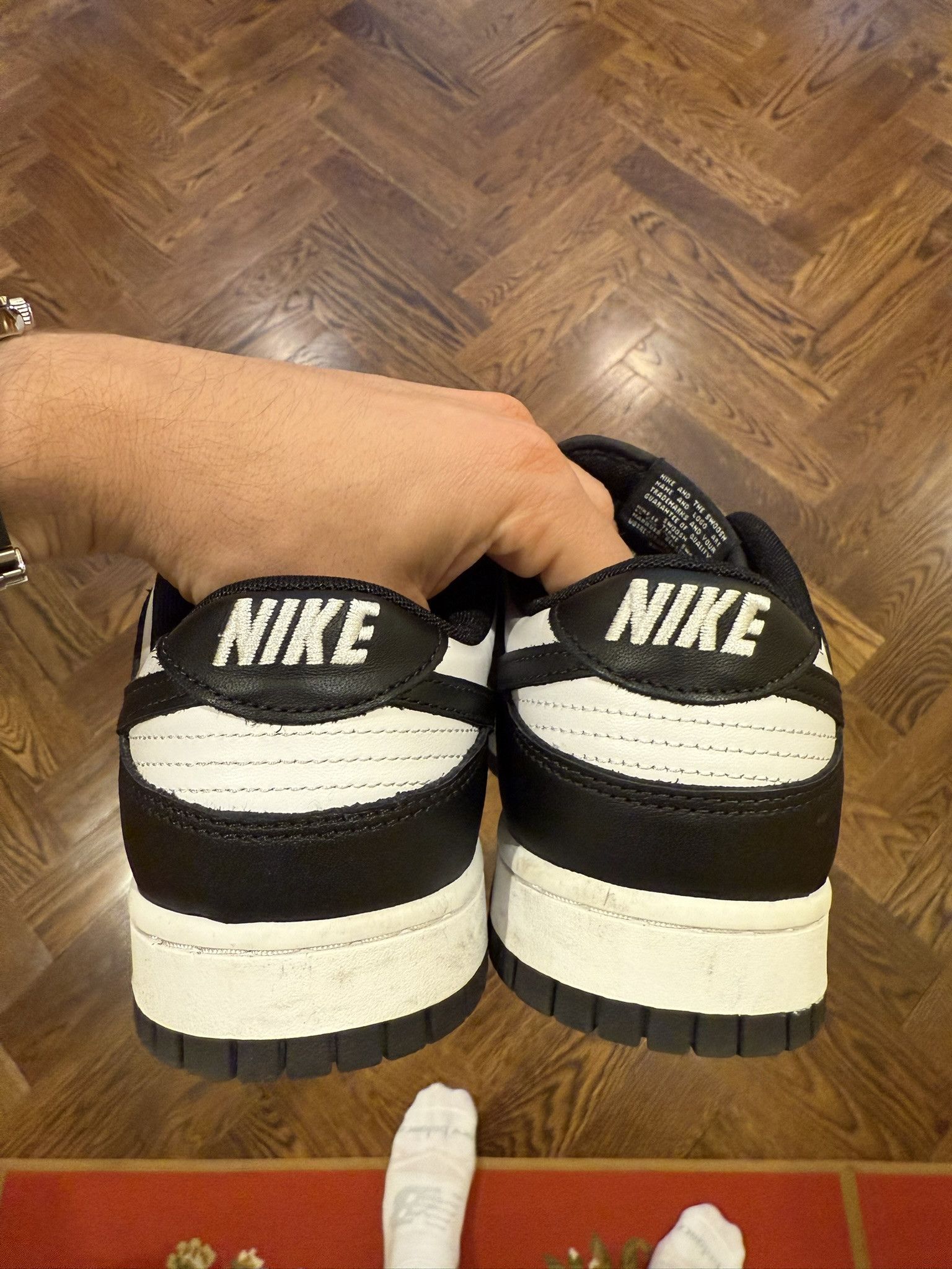 Nike Nike Dunk Low Panda Black White Men’s Size 10 Size US 10 / EU 43 - 2 Thumbnail