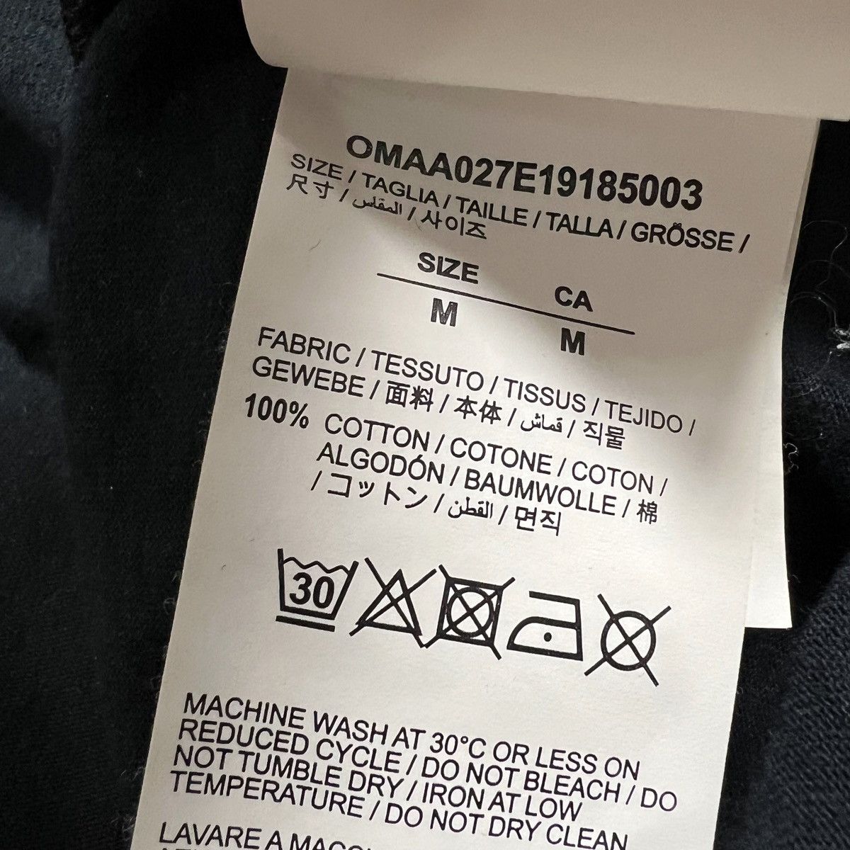 Off-White Off-White Unfinished Arrows Black T Shirt Size US M / EU 48-50 / 2 - 4 Thumbnail