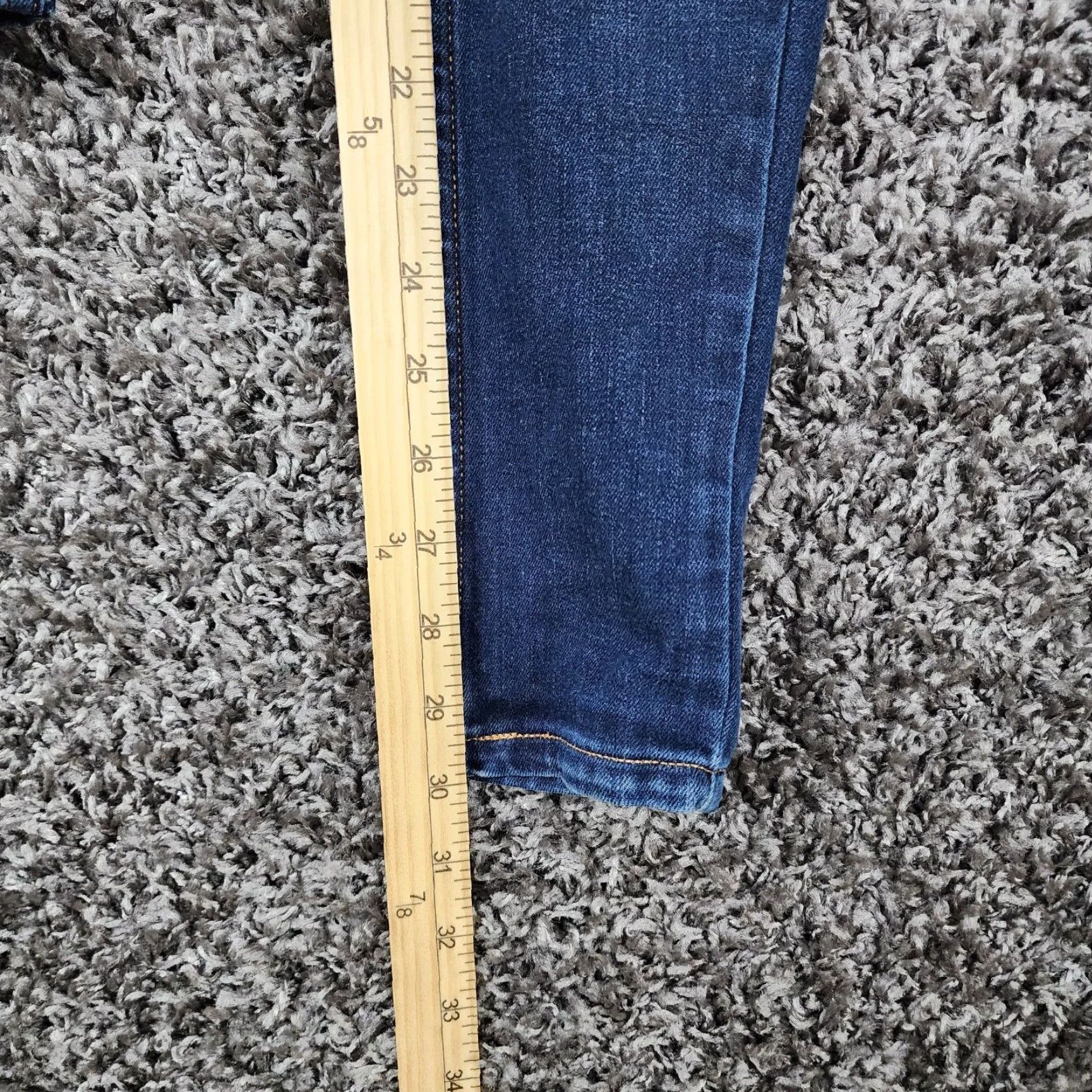 Levi's LEVI'S VINTAGE 535 Distressed Super Skinny Jeans Women Size 26 Blue Size 26" / US 2 / IT 38 - 5 Thumbnail