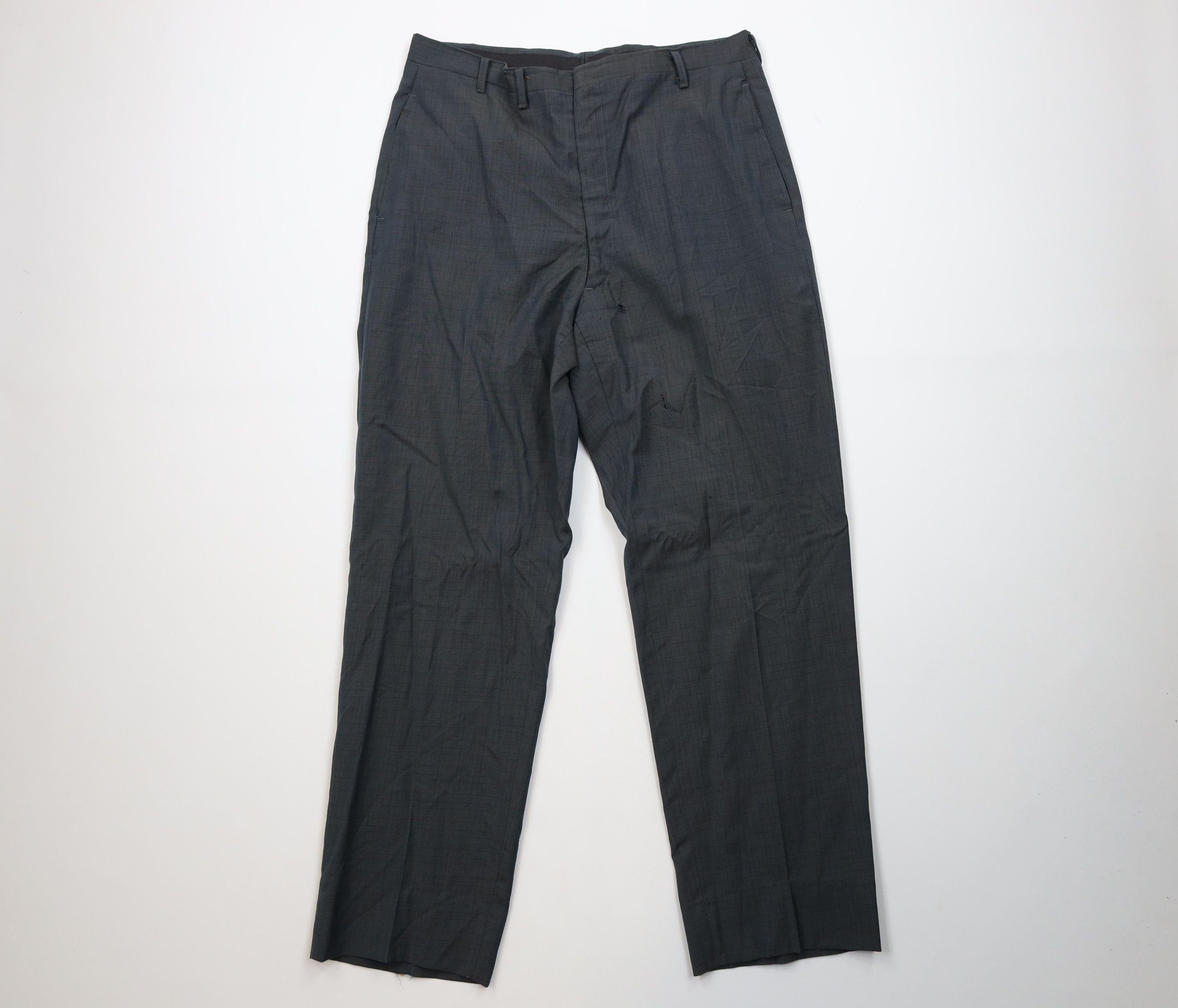 Vintage Vintage 50s Rockabilly Gabardine Wide Leg Chino Pants US Size US 34 / EU 50 - 1 Thumbnail