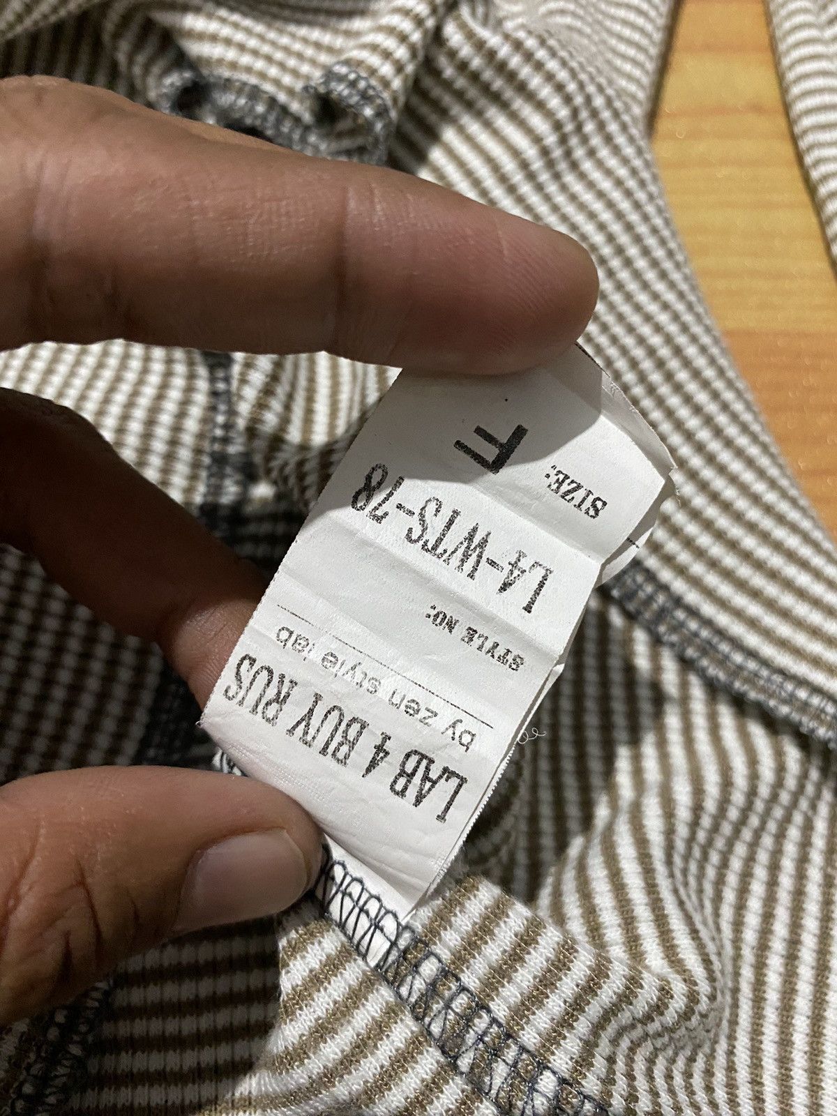 If Six Was Nine × Japanese Brand × Le Grande Bleu (L.G.B.) Vintage The Lab Buyrus 2 patch spider striped hoodie Size US M / EU 48-50 / 2 - 9 Thumbnail
