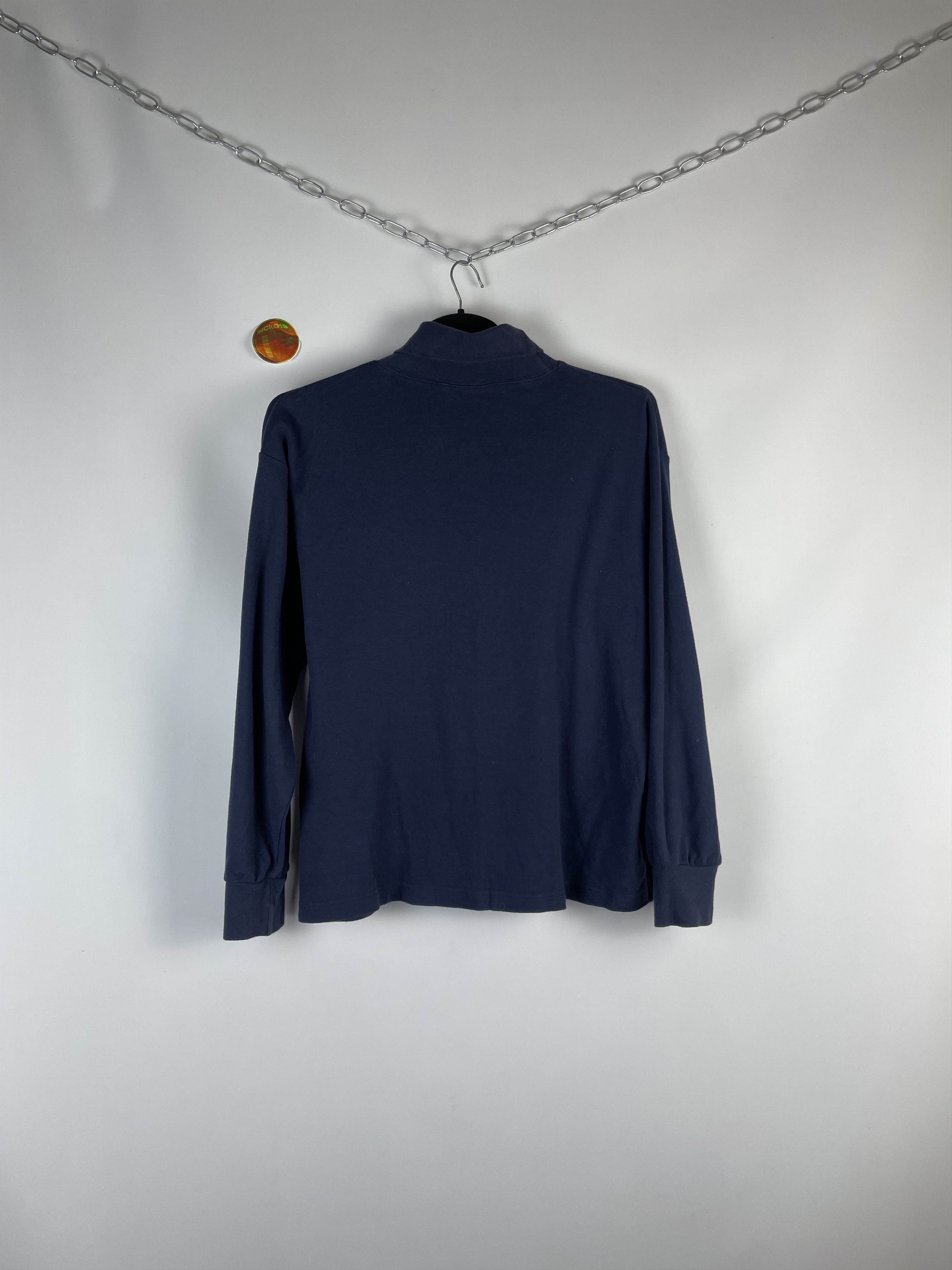 Reebok Reebok Vintage Navy Blue Golf Sleeve Longsleeve T-Shirt Size US M / EU 48-50 / 2 - 8 Thumbnail