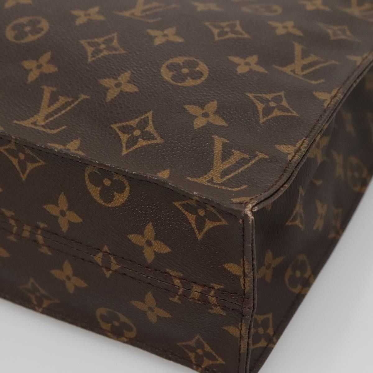 Louis Vuitton LOUIS VUITTON Monogram Sac Plat Hand Bag M51140 Size ONE SIZE - 9 Thumbnail