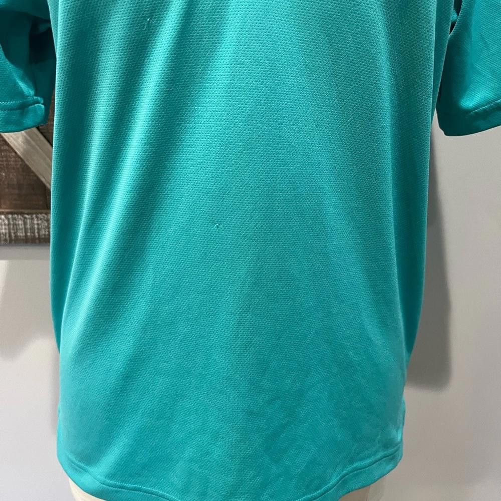 PGA Tour PGA TOUR AIRFLUX DRY Mens Solid Mesh Short Sleeve Polo Aqua Size US S / EU 44-46 / 1 - 4 Thumbnail