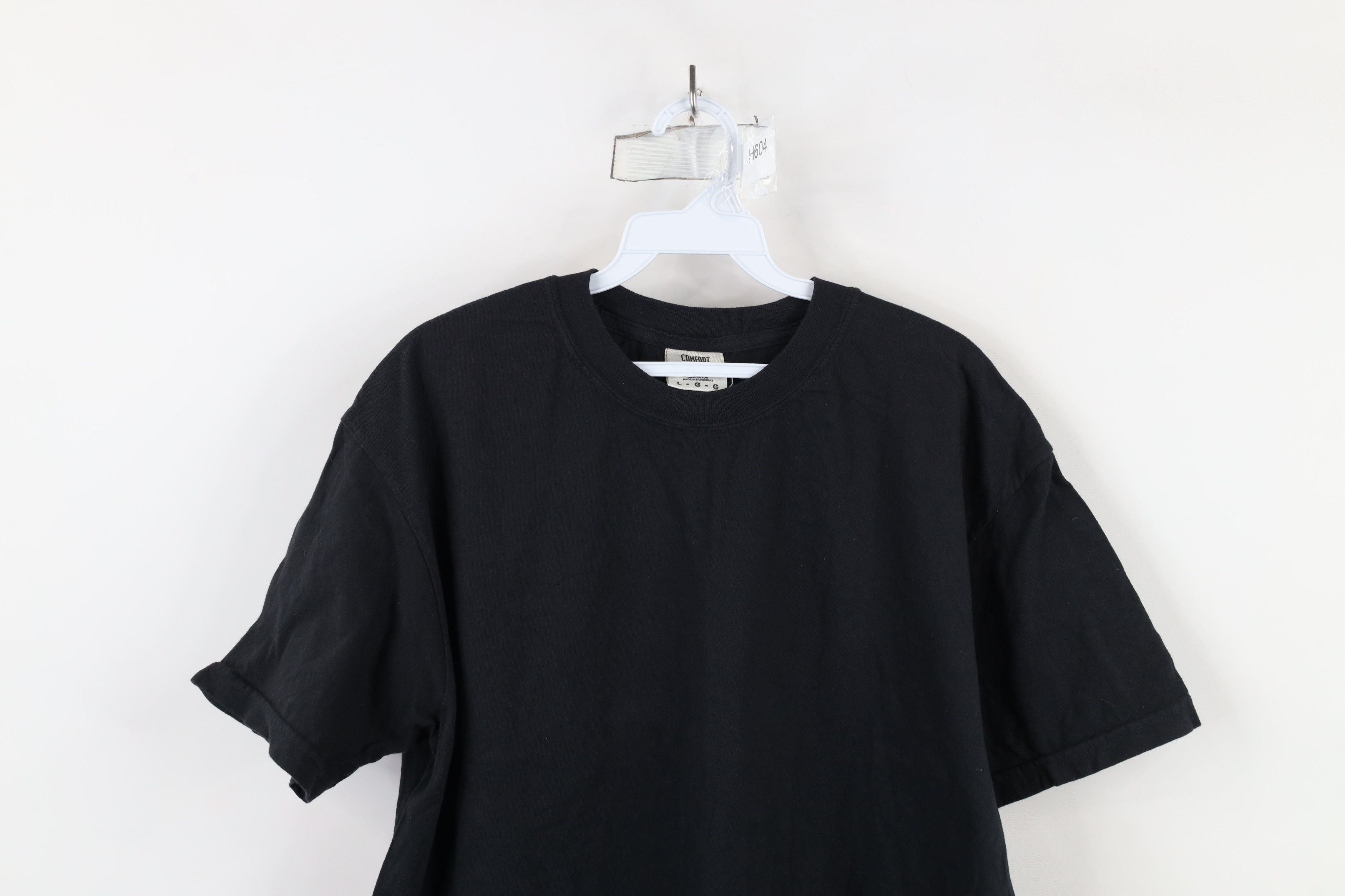 Vintage Vintage 90s Streetwear Blank Heavyweight Cotton T-Shirt Size US L / EU 52-54 / 3 - 2 Thumbnail