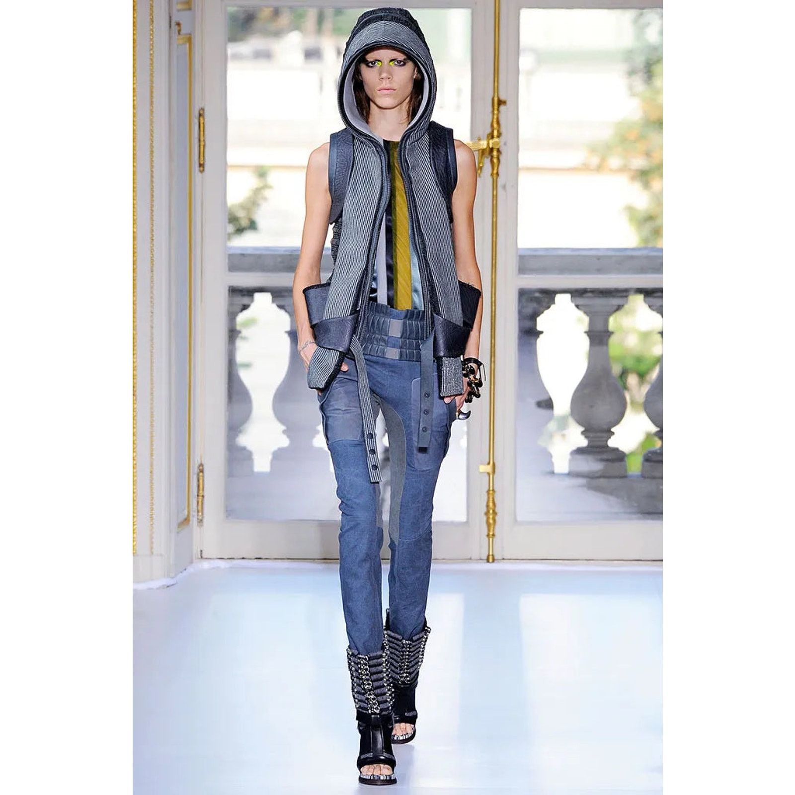 Balenciaga S/S2009 Balenciaga by Nicolas Ghesquiere runway biker pants Size 27" / US 4 / IT 40 - 2 Thumbnail