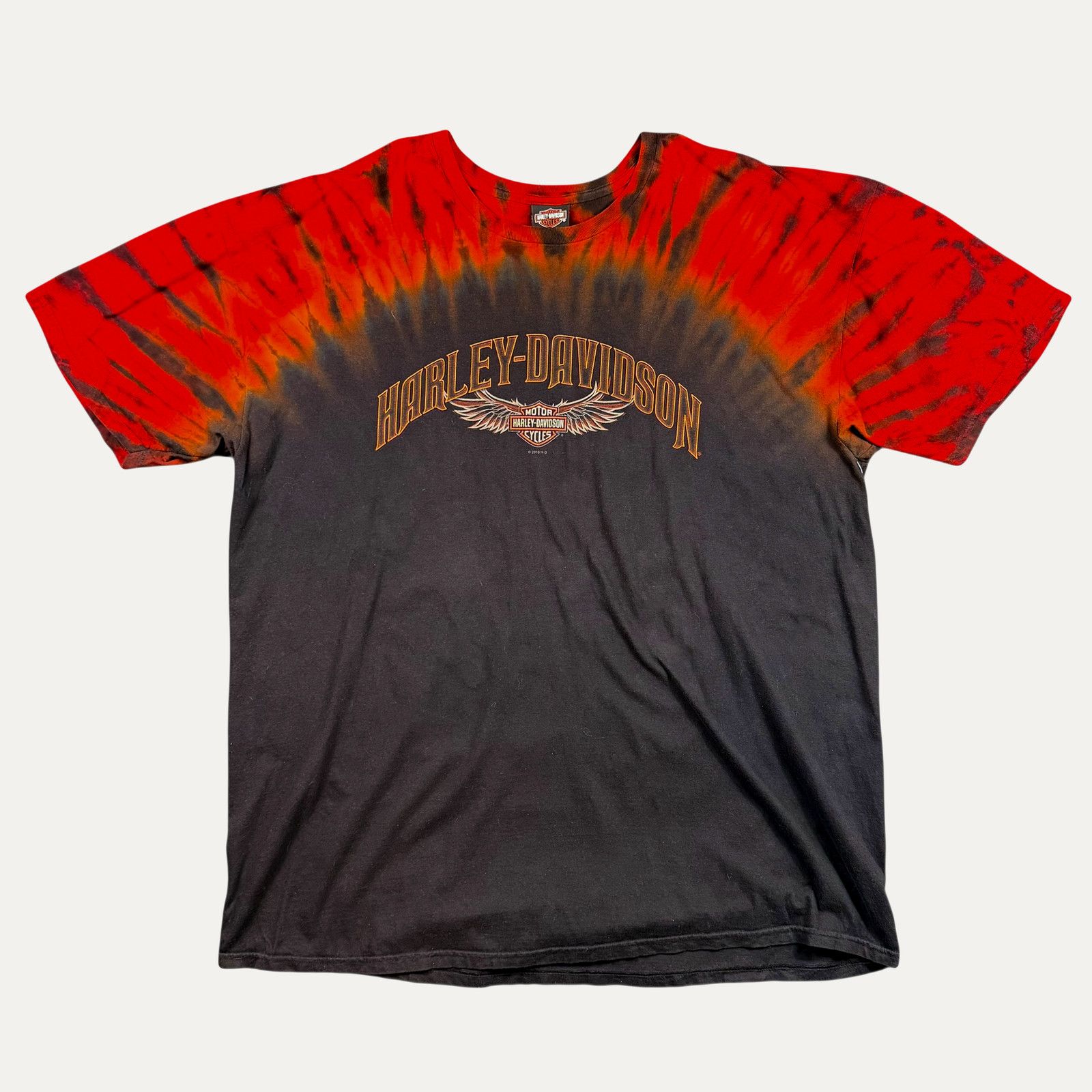 Harley Davidson 2012 Harley Davidson Tie Dye T-Shirt Size US XXL / EU 58 / 5 - 1 Thumbnail