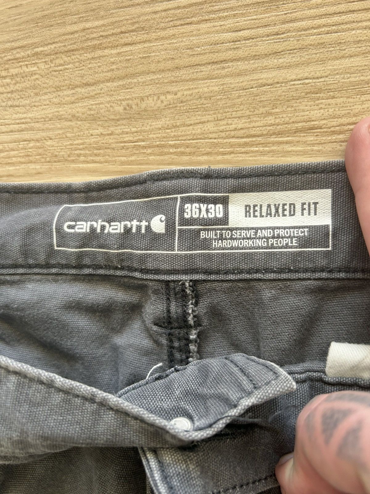 Carhartt Carhartt Double Knee cargo Pants Grey Size US 36 / EU 52 - 5 Thumbnail