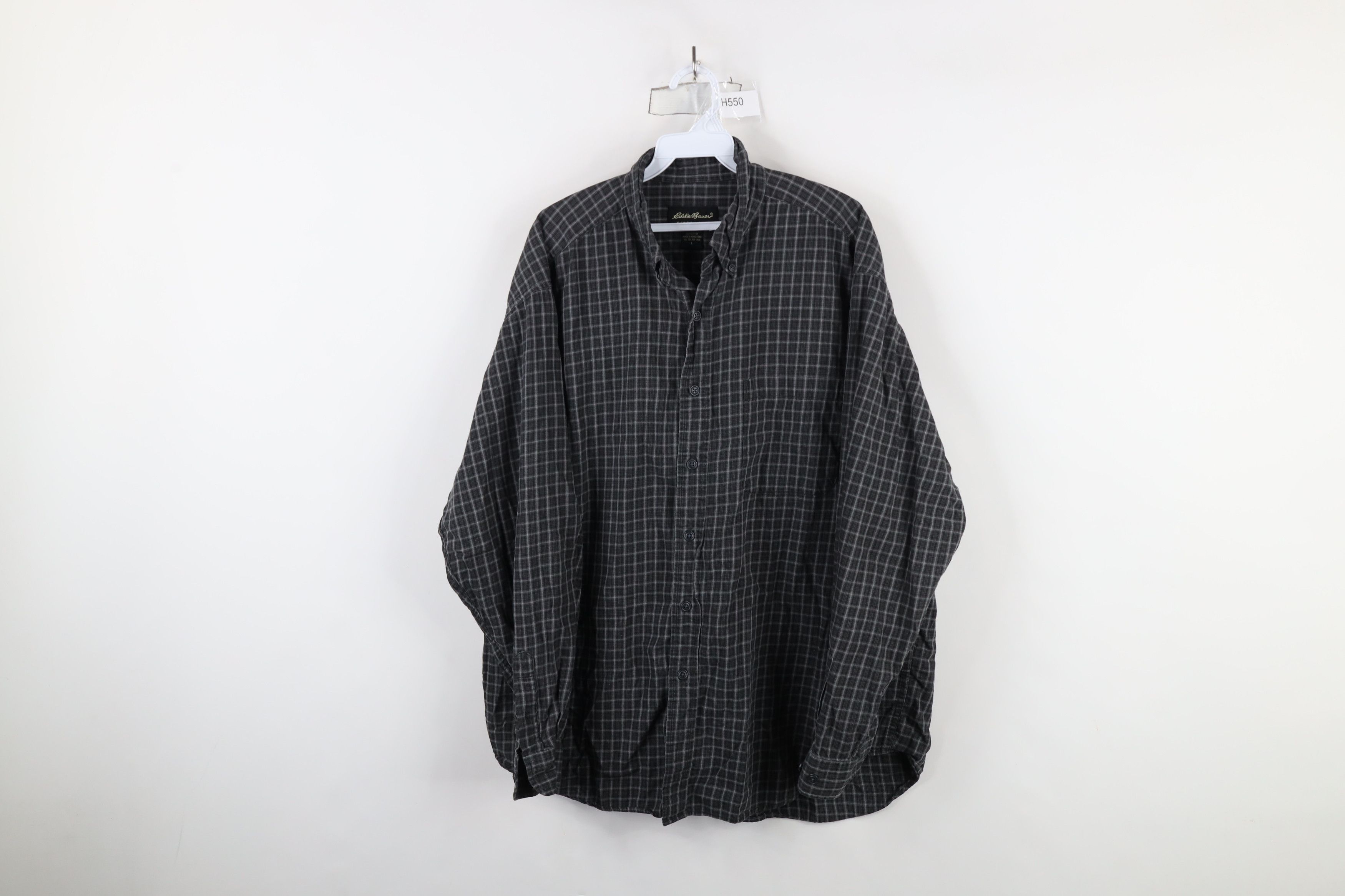 Eddie Bauer × Vintage Vintage 90s Eddie Bauer Lightweight Collared Button Shirt Size US L / EU 52-54 / 3 - 1 Thumbnail