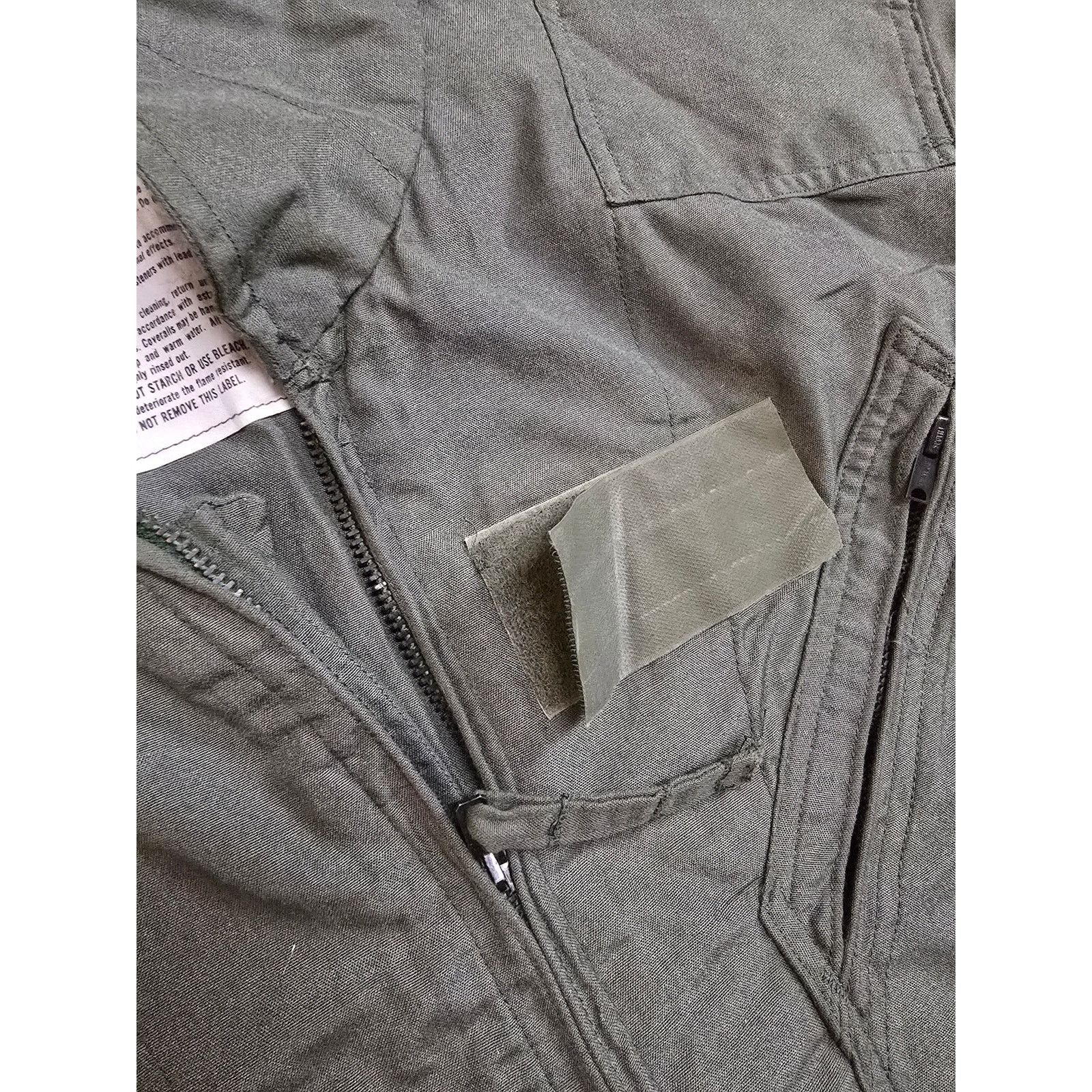 Vintage 1983 USAF Flyers Coveralls Summer FR Scovill Zipper 46L Size US L / EU 52-54 / 3 - 3 Thumbnail