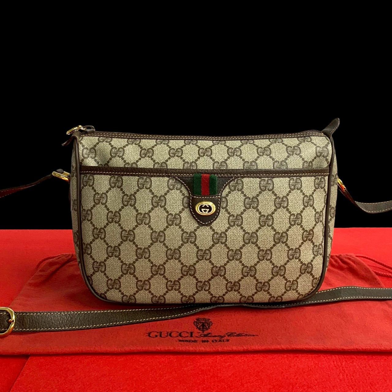 Gucci Gucci Shoulder Bag Brown Leather Size ONE SIZE - 1 Thumbnail