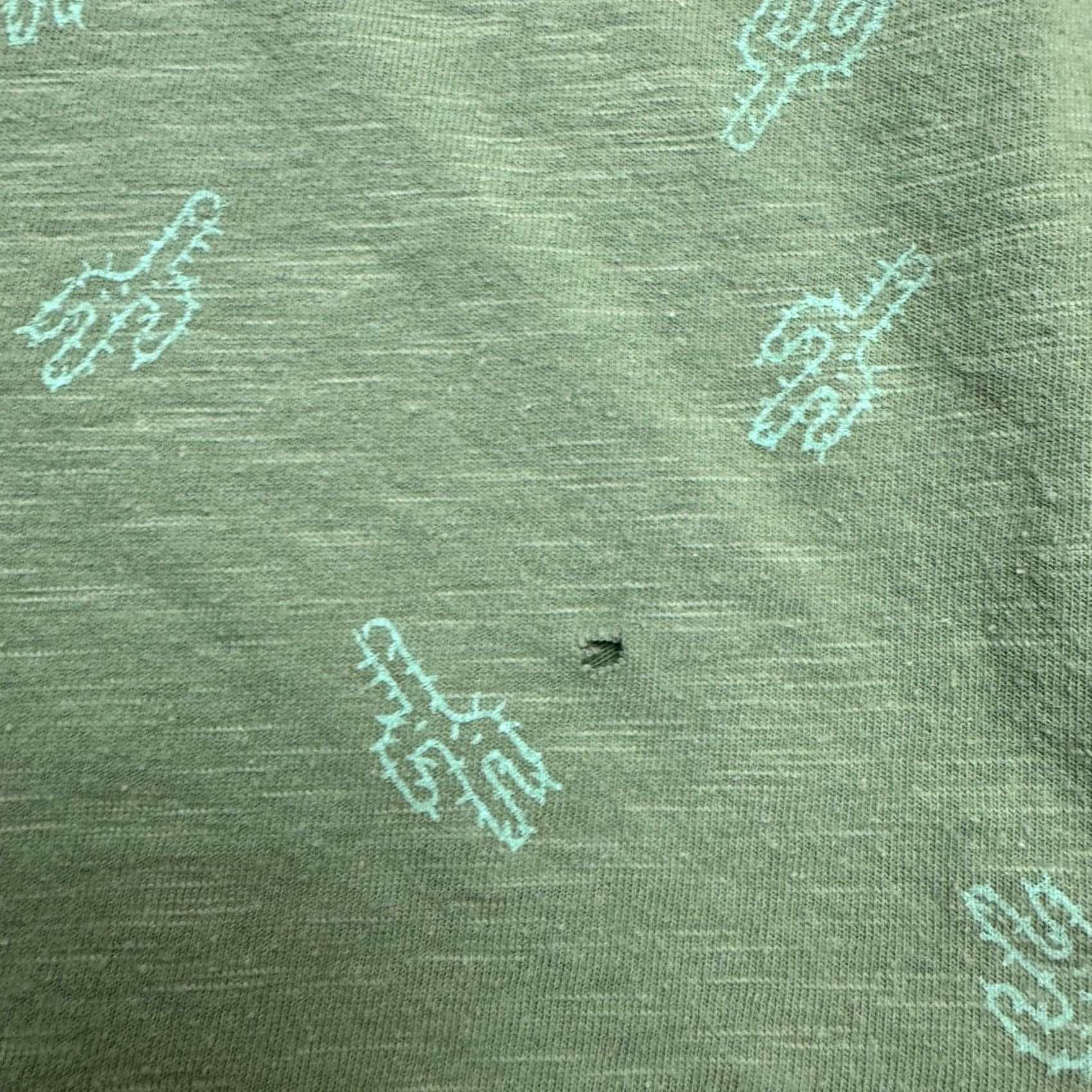 Vintage Foundry Cactus Polo Shirt Mens 3XL Green Short Sleeve Slub Cotton Polo Size US XXL / EU 58 / 5 - 4 Thumbnail