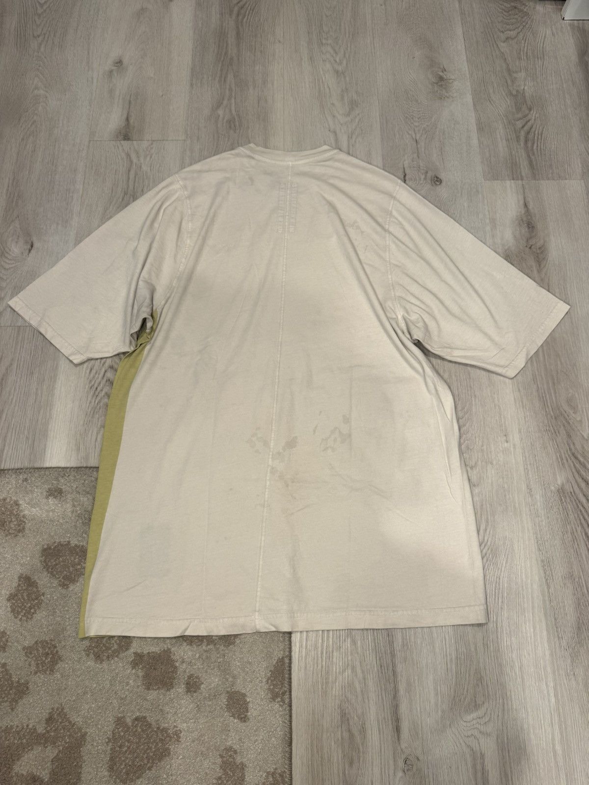 Rick Owens Drkshdw s/s 2019 milk/dark lime jumbo tee!! Size US M / EU 48-50 / 2 - 4 Thumbnail