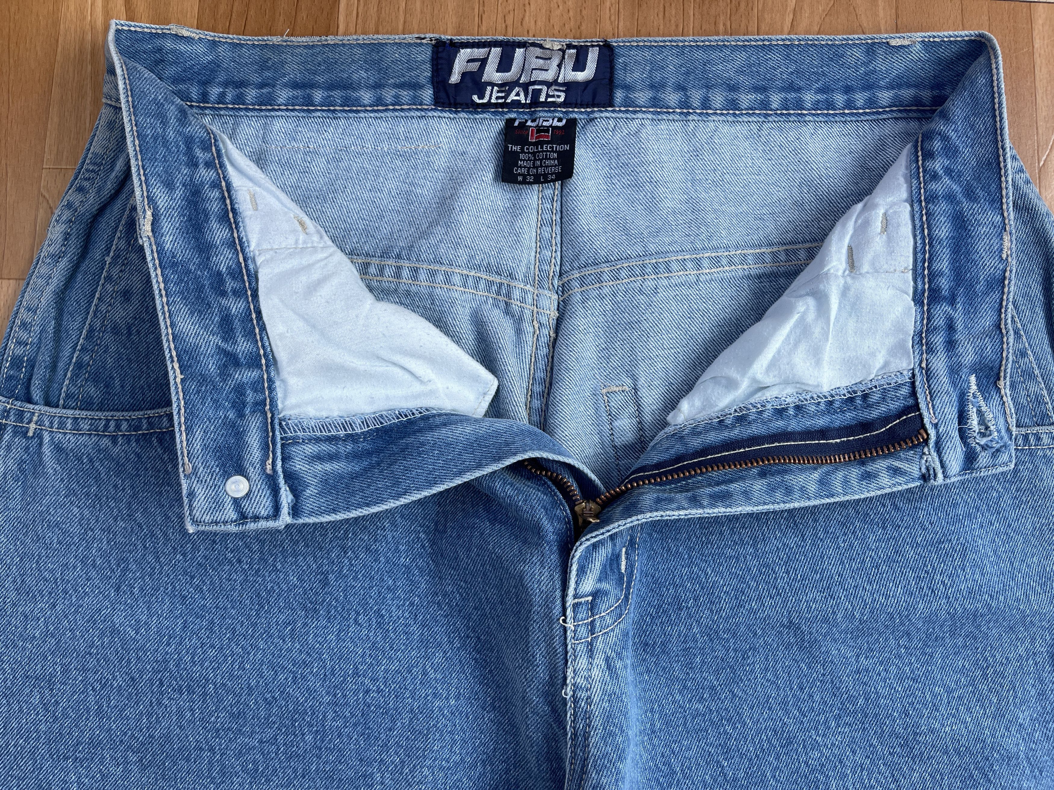 Fubu FUBU jeans, vintage baggy jeans, 90s hip hop skater Y2K 32 Size US 32 / EU 48 - 6 Thumbnail