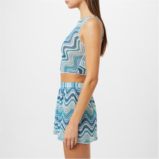 Missoni o1g2r1mq1124 One Shoulder Top in Multicolor Size S / US 4 / IT 40 - 4 Thumbnail