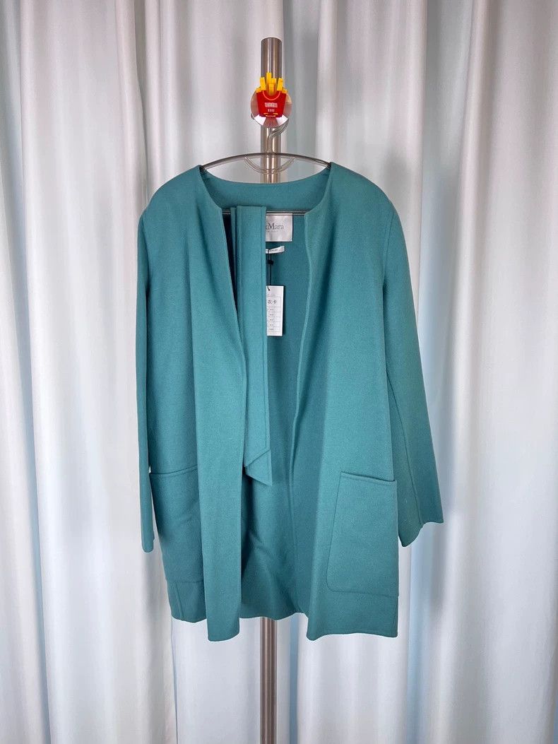 Max Mara Max Mara Classic Wool Rabbit Hair Solid Coat Size M / US 6-8 / IT 42-44 - 1 Thumbnail