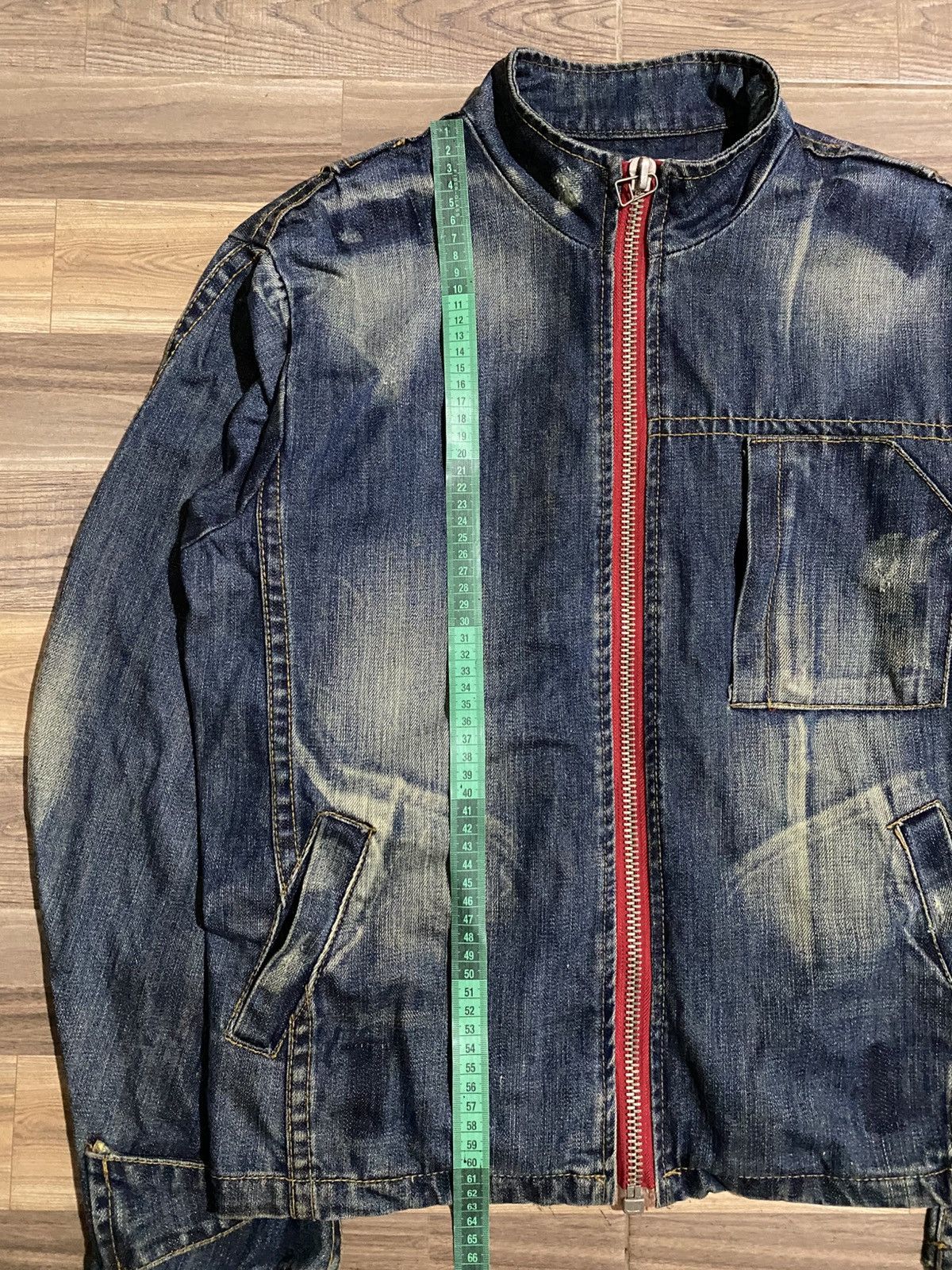 If Six Was Nine YASIRI BIKERS DENIM ZIPPER JACKET Size US M / EU 48-50 / 2 - 10 Thumbnail