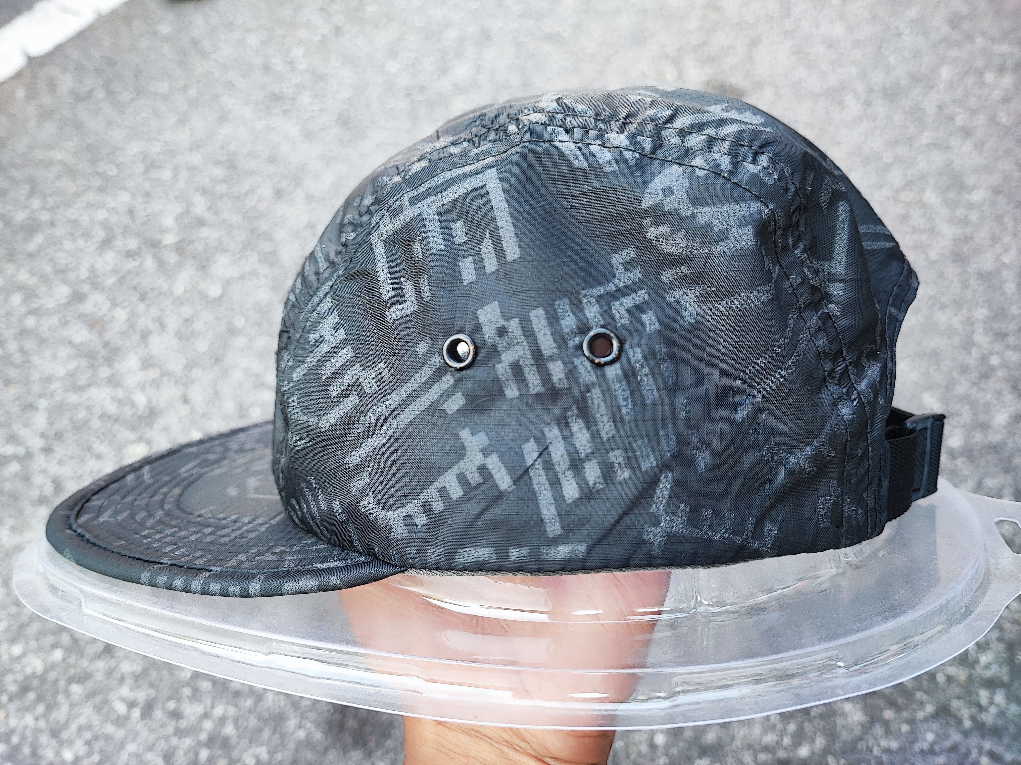 Supreme SS15 Supreme Box Logo Camp Cap Reflective Black Vintage Size ONE SIZE - 6 Thumbnail