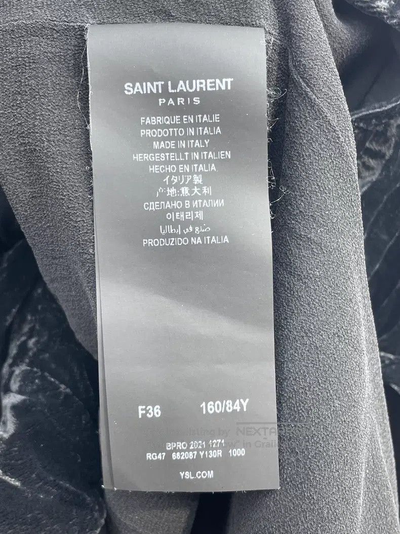 Saint Laurent Paris Saint Laurent Paris Velvet dress Size XS / US 0-2 / IT 36-38 - 6 Thumbnail