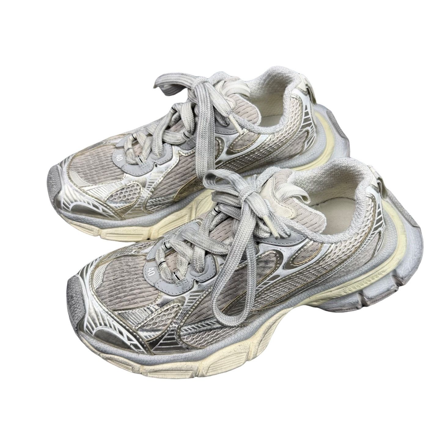 Balenciaga Balenciaga 3XL Sneakers Beige Size 7 Size US 7 / EU 40 - 1 Thumbnail