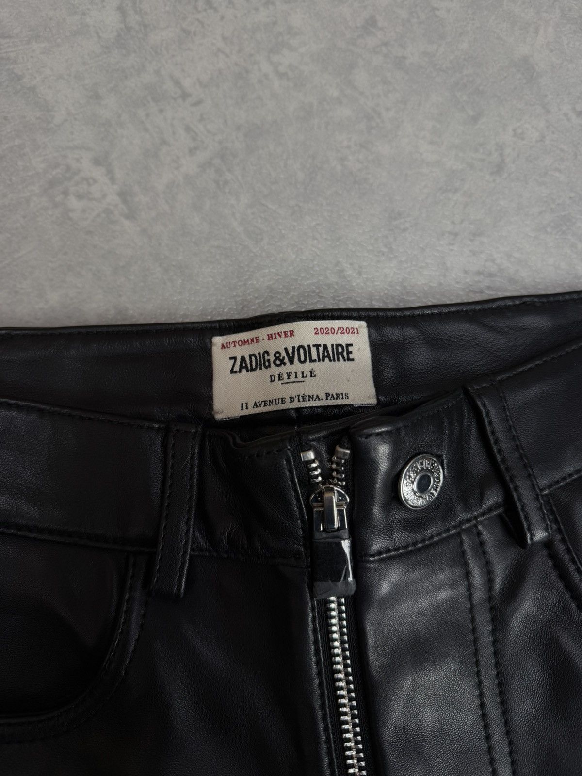Zadig & Voltaire Zadig & Voltaire Punk Cuir Leather Pants Size 34 Size 24" / US 00 / IT 34 - 5 Thumbnail