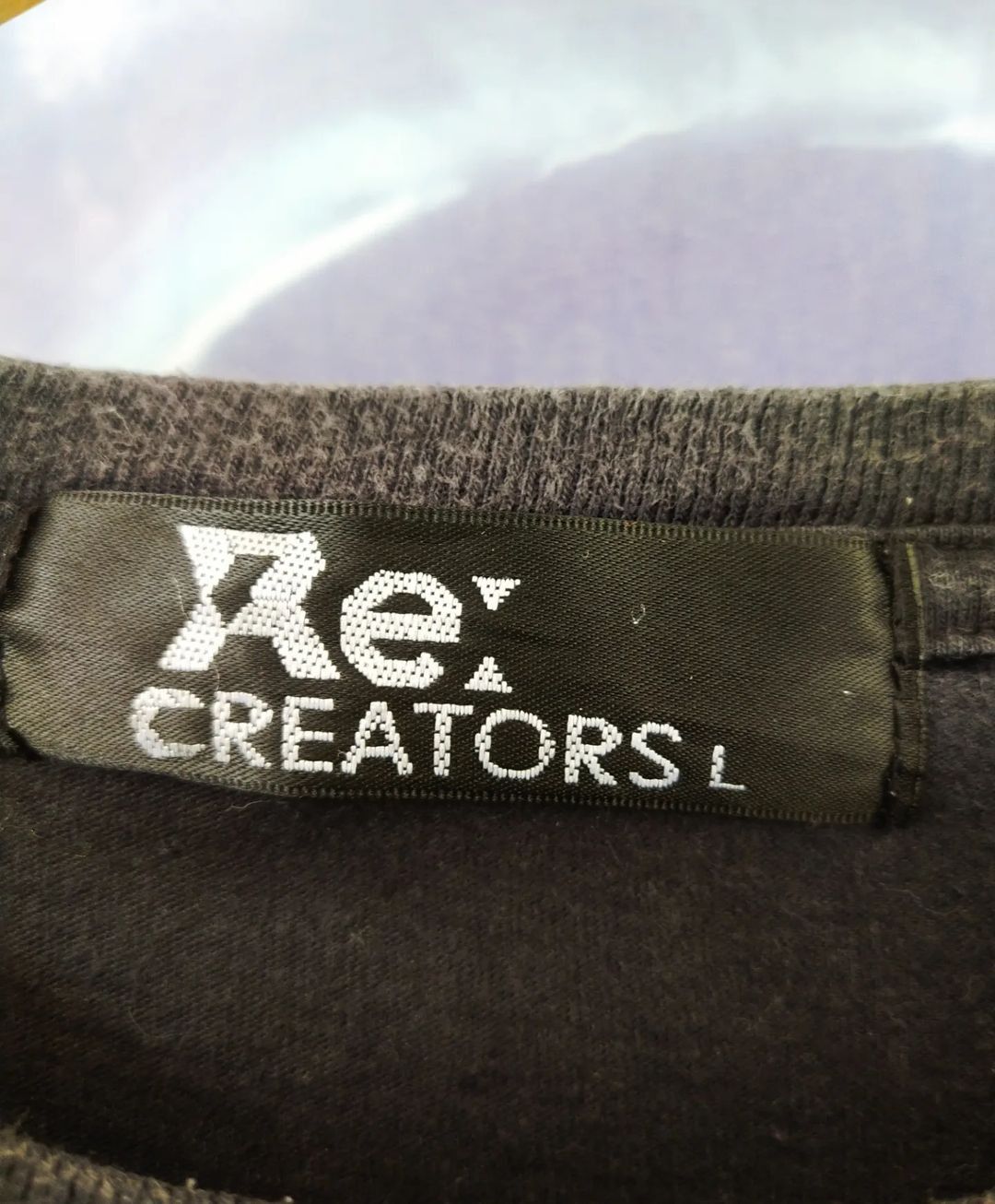 Anime × Japanese Brand Re:Creators Big Print Black Official Anime Tees Size US L / EU 52-54 / 3 - 5 Thumbnail