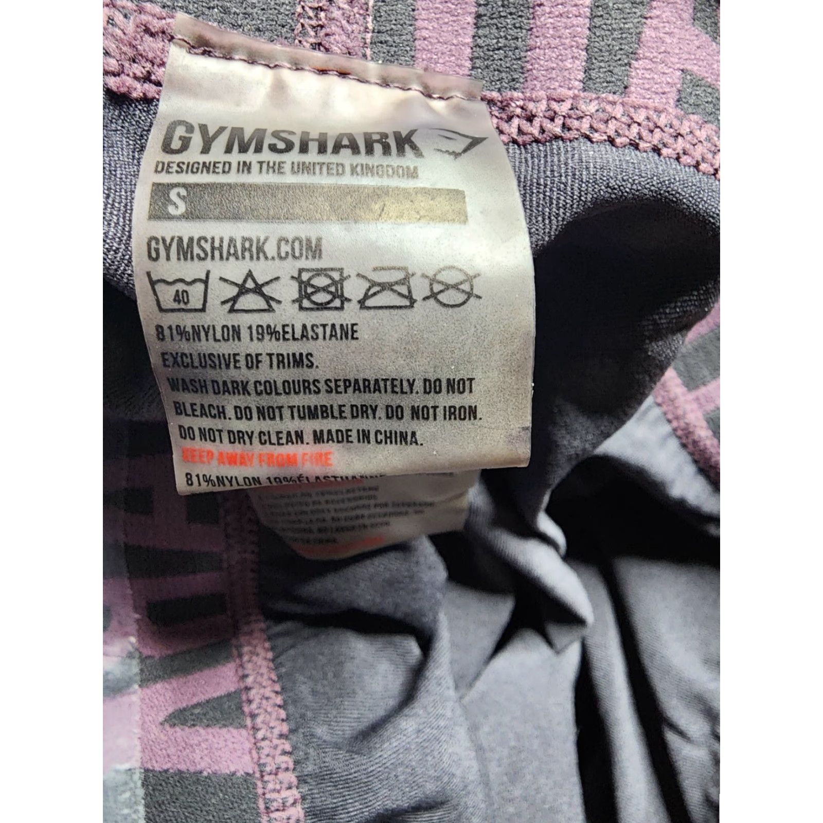 Gymshark Gymshark Seamless Leggings Purple & Grey Size S Womens Leggings Activewear Slim Compression Seamed Gymshark Seamless Leggings Purple Grey Size S Women Size 28" / US 6 / IT 42 - 4 Thumbnail