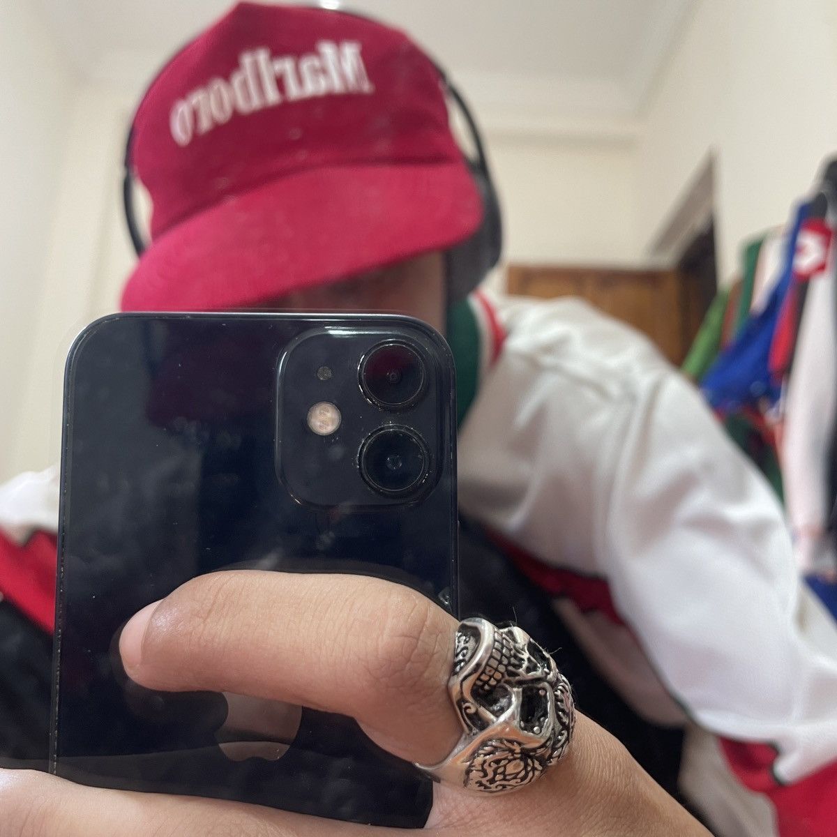 Other Skull silver 925 Ring Size ONE SIZE - 10 Thumbnail