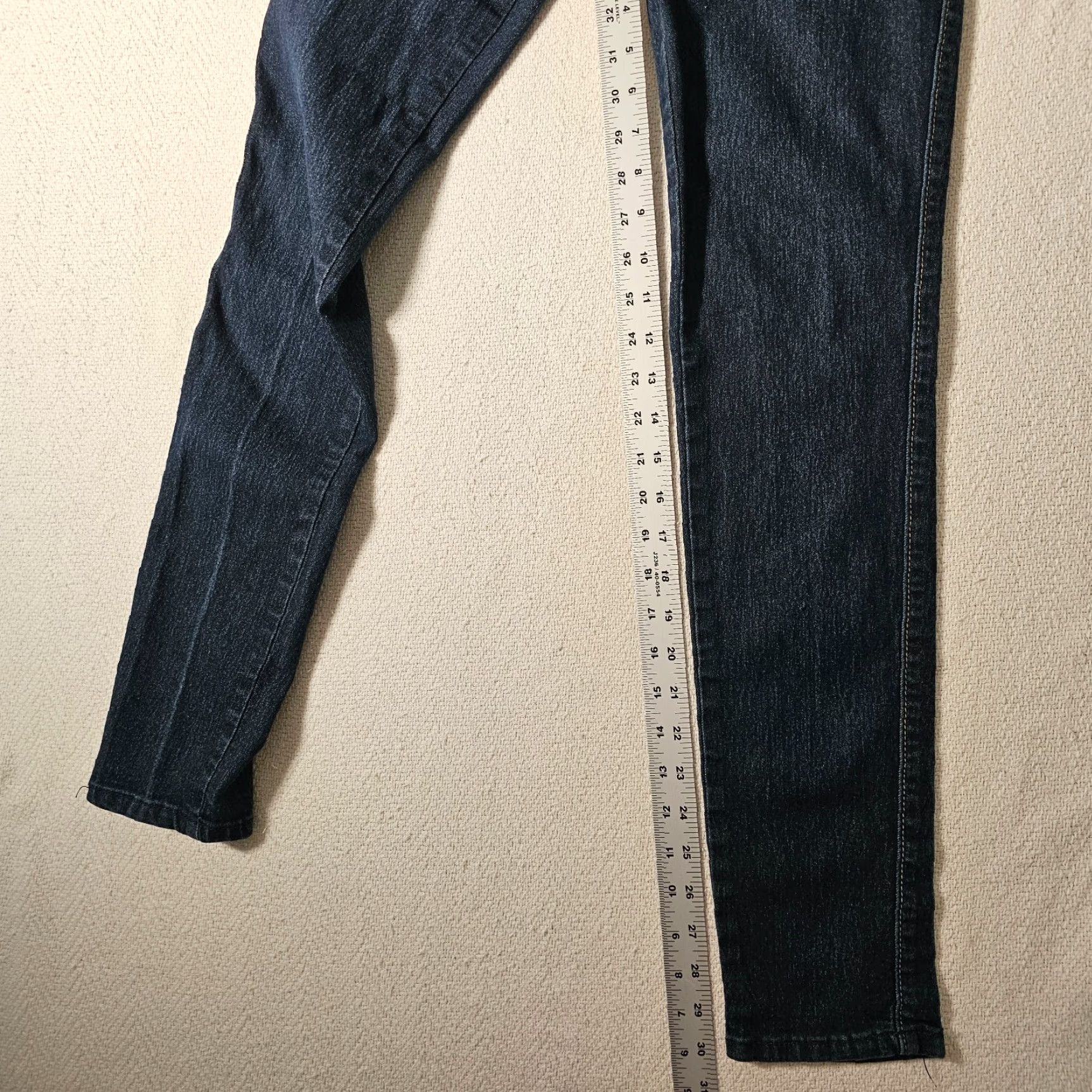 Denime Diamante Jeans Women's Jeans Skinny Dark Blue Wash Denim Jegging 3 Slim Stretch Size 34" / US 12 / IT 48 - 7 Thumbnail