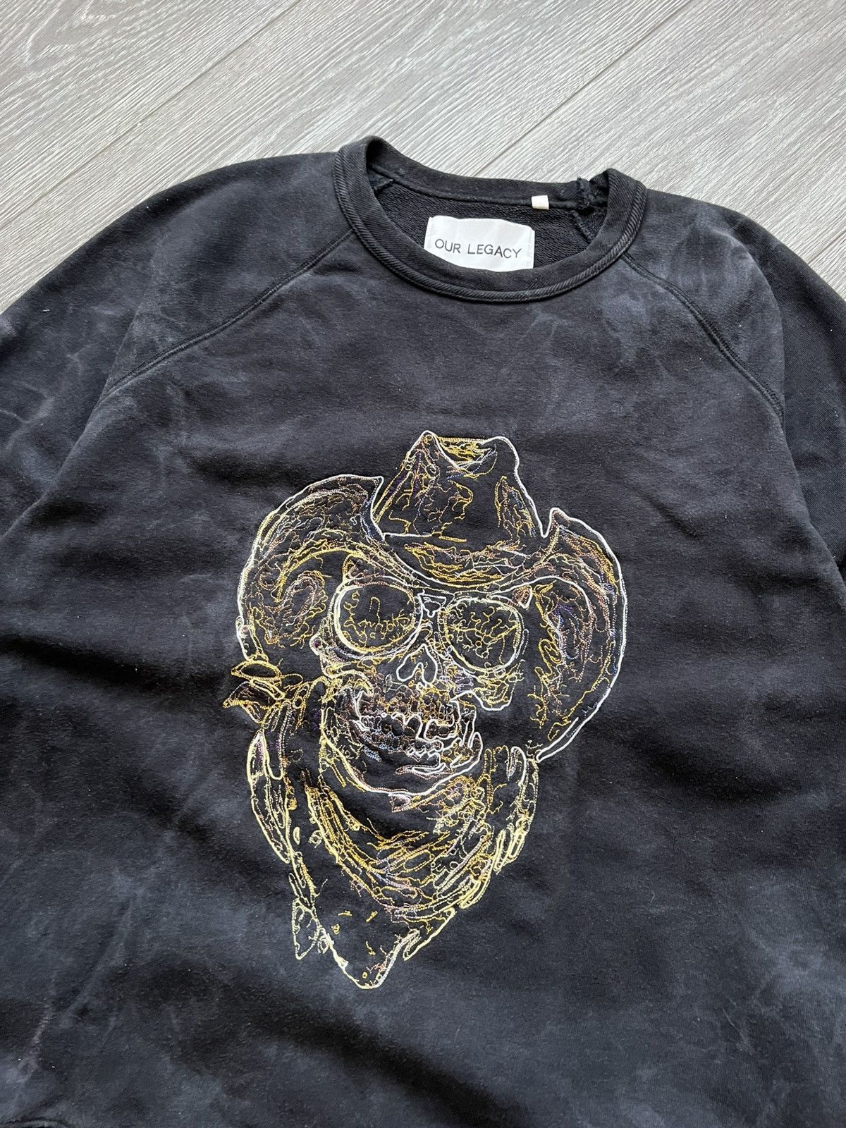 Our Legacy Our Legacy Sweatshirt Neon Skull Size US M / EU 48-50 / 2 - 3 Thumbnail