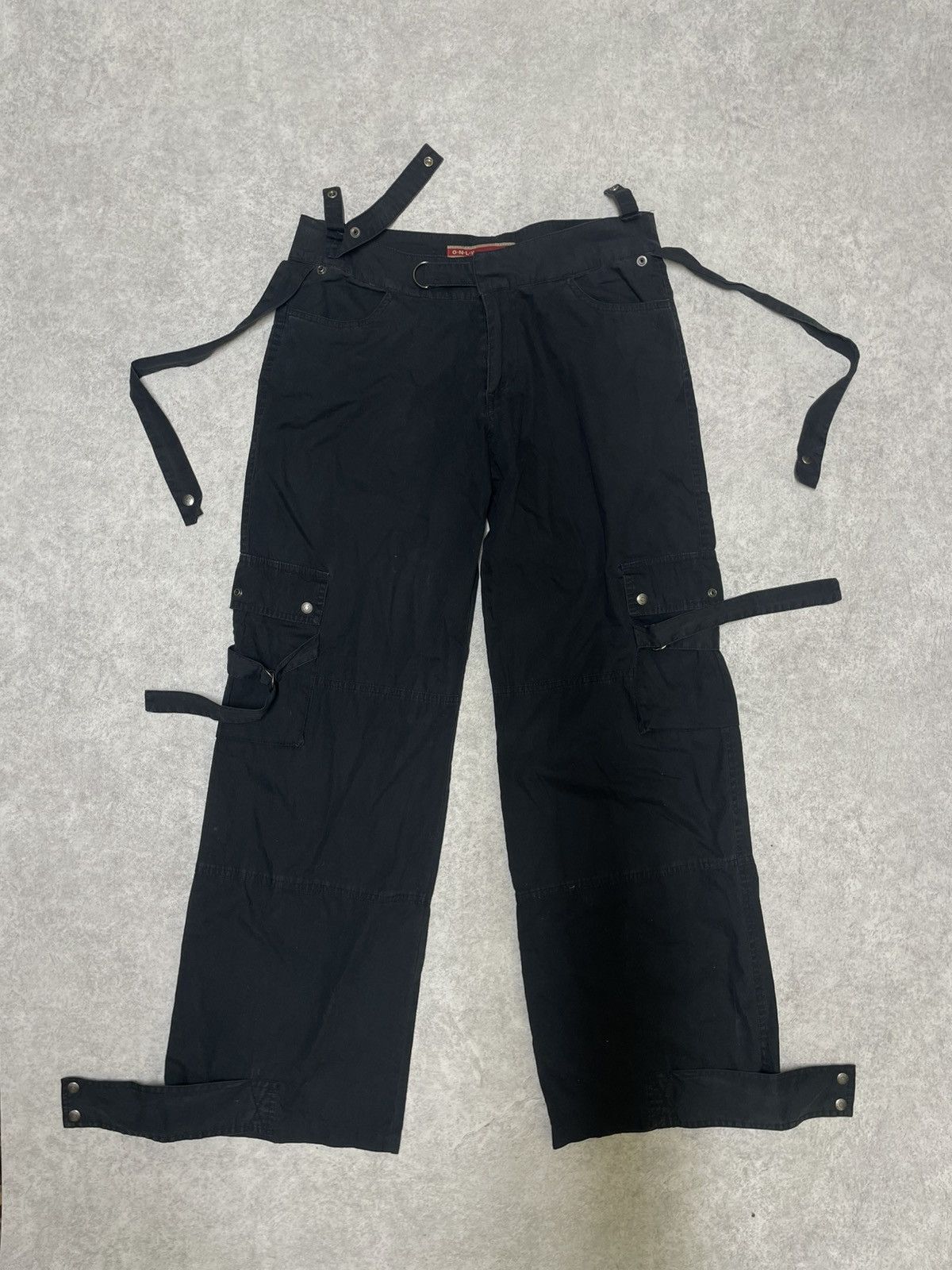 If Six Was Nine × Japanese Brand × Le Grande Bleu (L.G.B.) Avant-gard Y2K Style Opium Ribbon Pants LGB Vintage Size US 38 / EU 54 - 1 Thumbnail