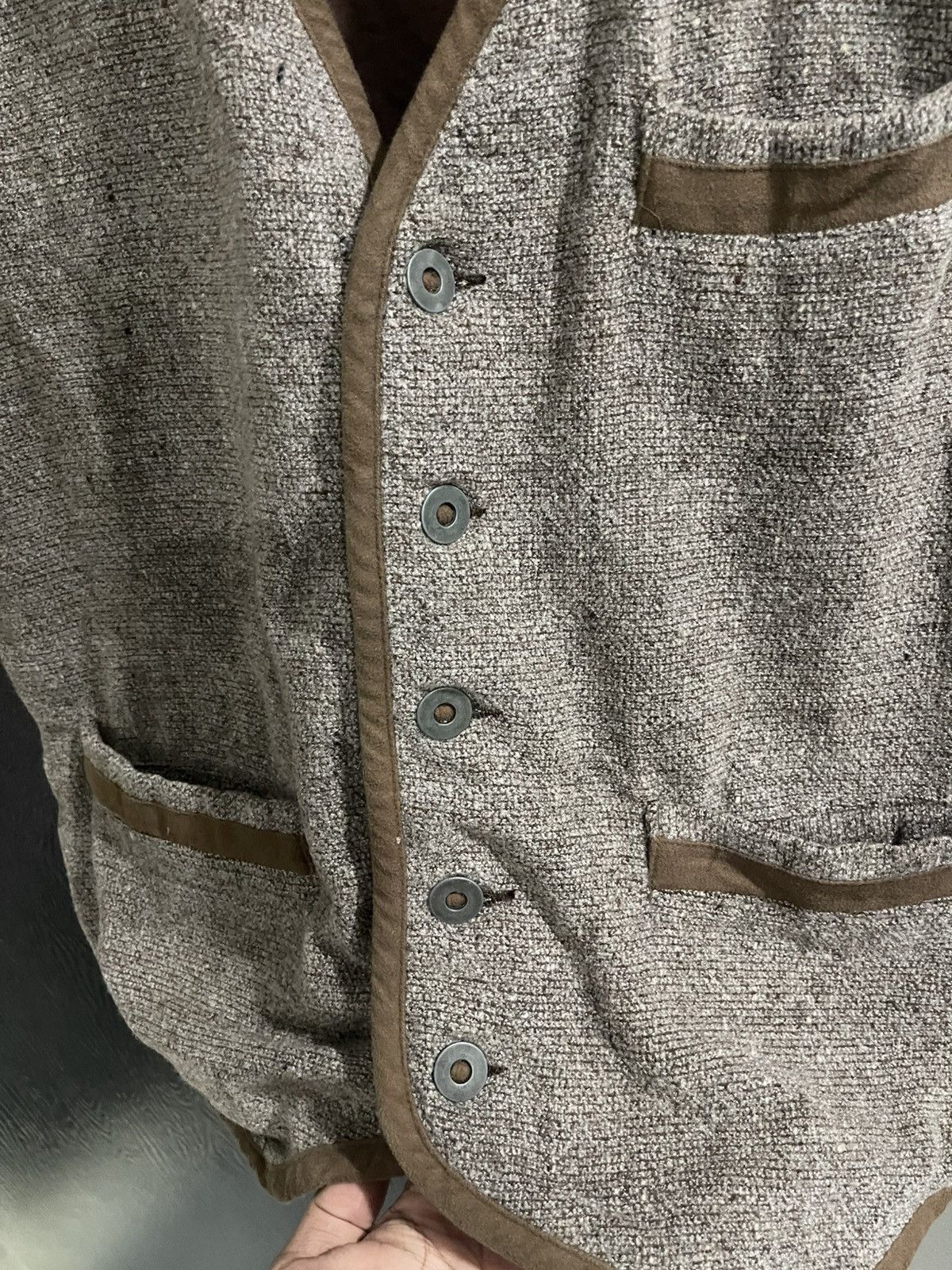 Armani Exchange Vintage Armani Jeans Vest Size US L / EU 52-54 / 3 - 7 Thumbnail