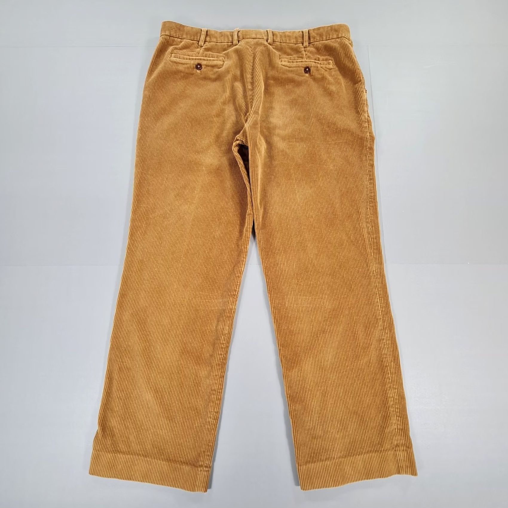Charles Tyrwhitt Charles Tyrwhitt Mens Corduroy Trousers Brown W40 L32 Classic Pants Casual Straight Pocket Men Size US 40 / EU 56 - 8 Thumbnail