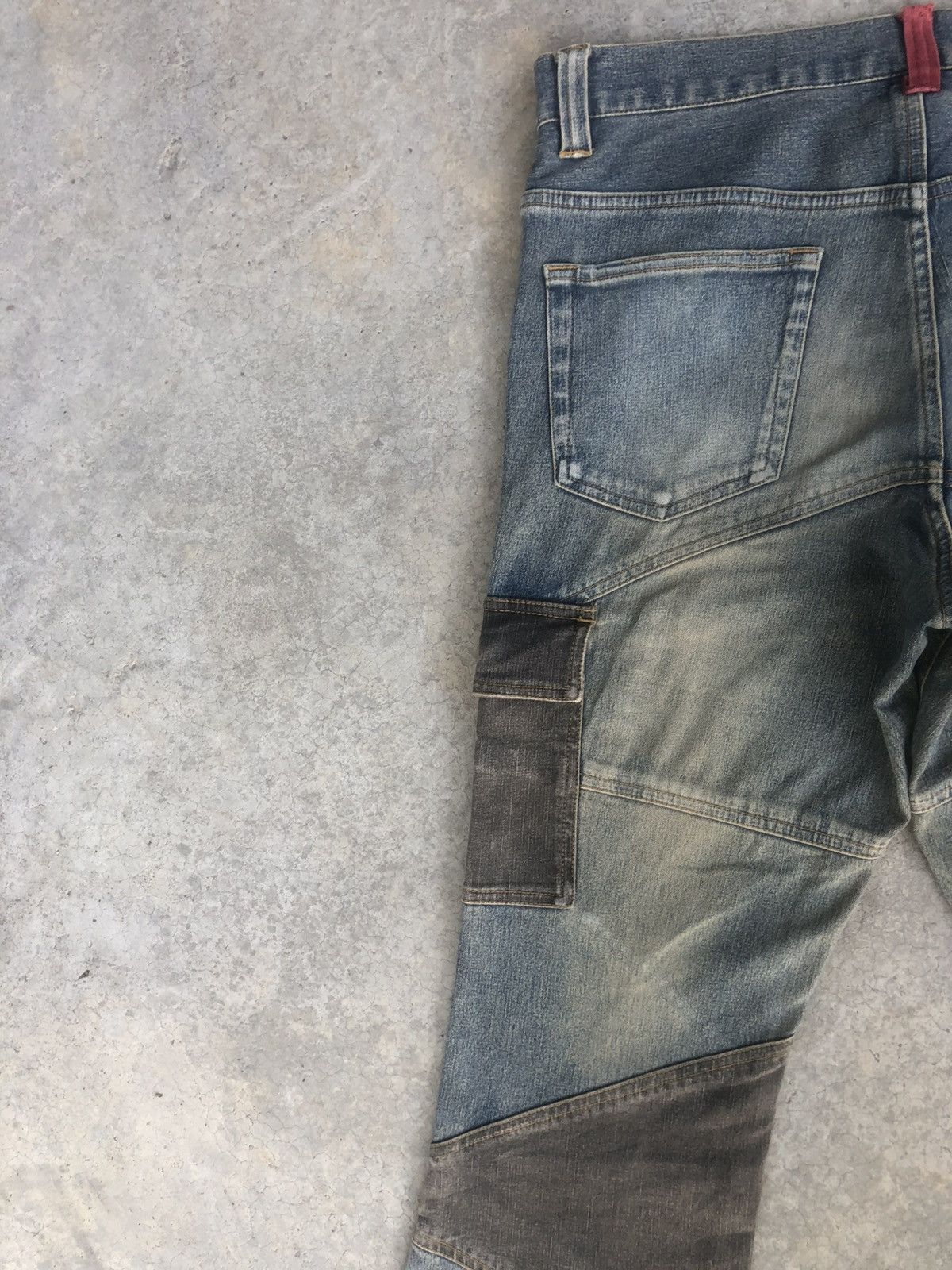 If Six Was Nine Japanese Modern Lover Flared Jeans Distressed Patchwork Size US 32 / EU 48 - 9 Thumbnail