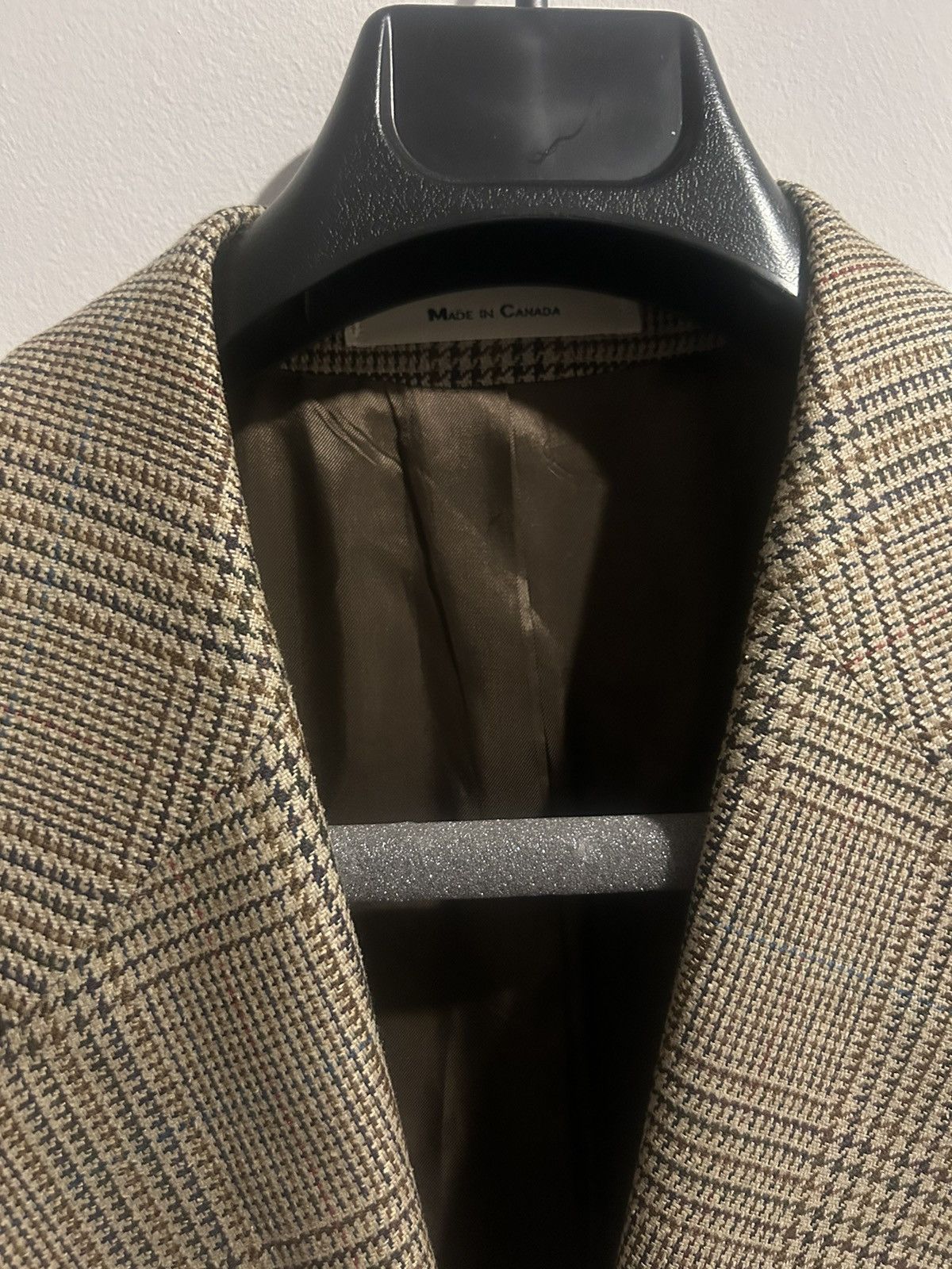 Chaps × Chaps Ralph Lauren × Ralph Lauren Silk x Wool Prince of Whales Sport Coat Size 44R - 6 Thumbnail