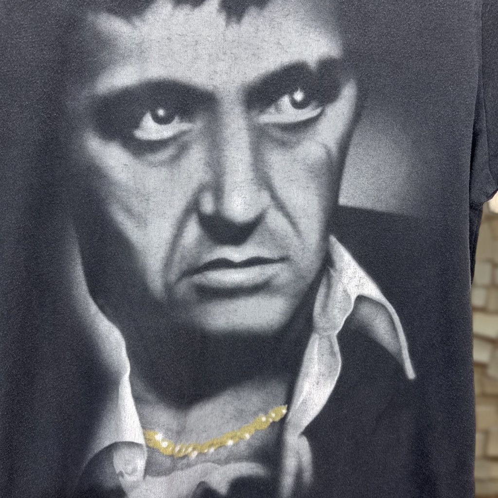 Vintage VINTAGE Scarface Graphic T-Shirt Black XL 90s Movie Hip Hop Mens Size US XL / EU 56 / 4 - 1 Thumbnail