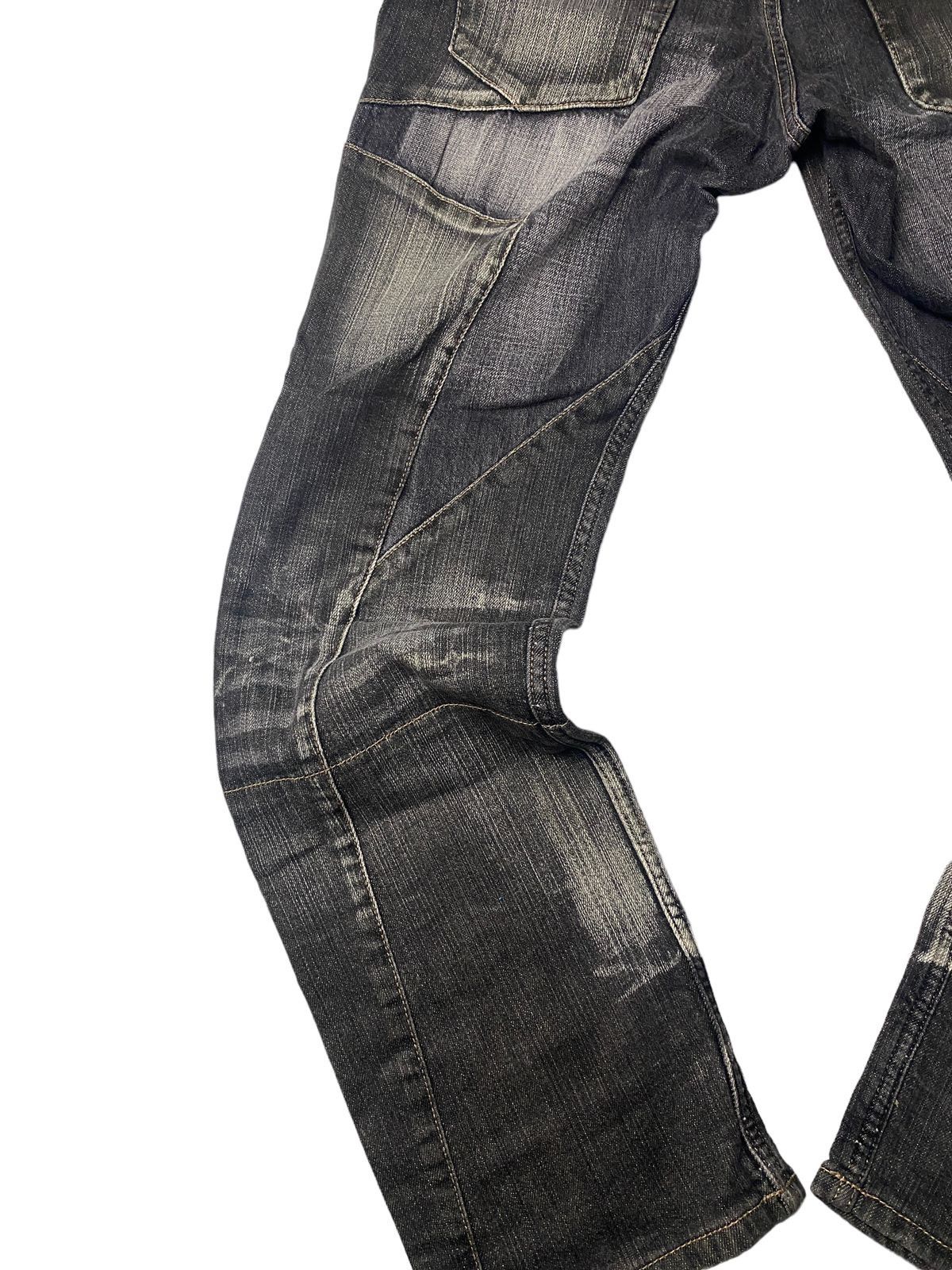 If Six Was Nine × Japanese Brand × Le Grande Bleu (L.G.B.) 2000's PPFM Flared Star Booze Piils Seawash Jeans Size US 29 - 5 Thumbnail