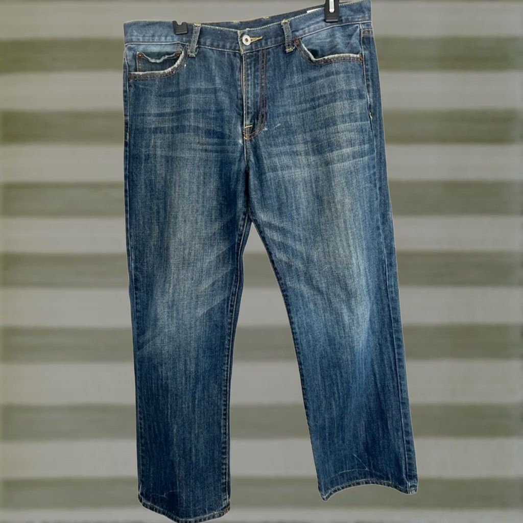 Lucky Brand Lucky Brand Men Denim 361 Vintage Straight-Leg Jeans 34x29 Blue Regular Inseam 29 Men Size US 34 / EU 50 - 1 Thumbnail