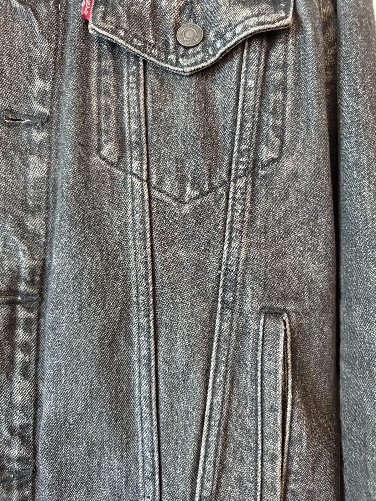 Levi's Washed Black Sample Type III Denim Jacket Size US M / EU 48-50 / 2 - 4 Thumbnail