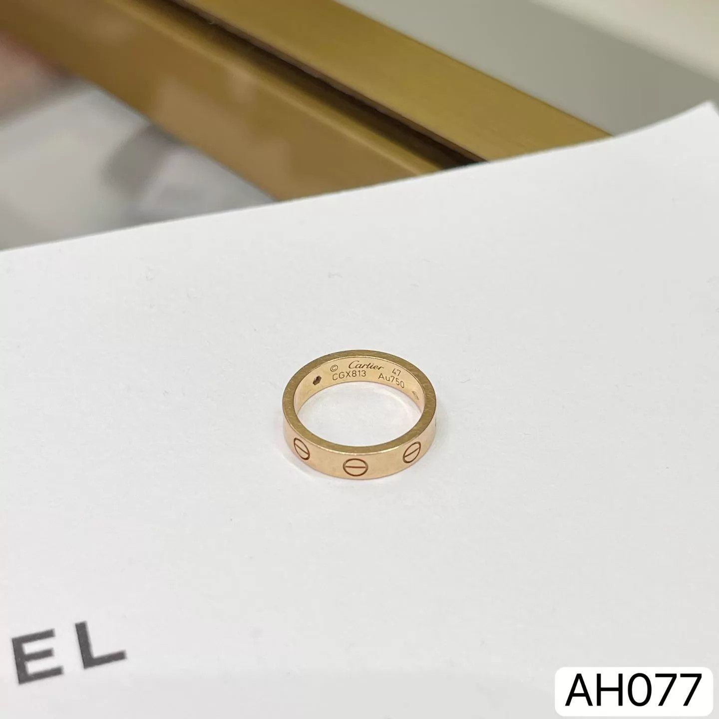 Cartier Cartier Love Rose Gold 1 Diamond 47 Mint FS Size ONE SIZE - 5 Thumbnail