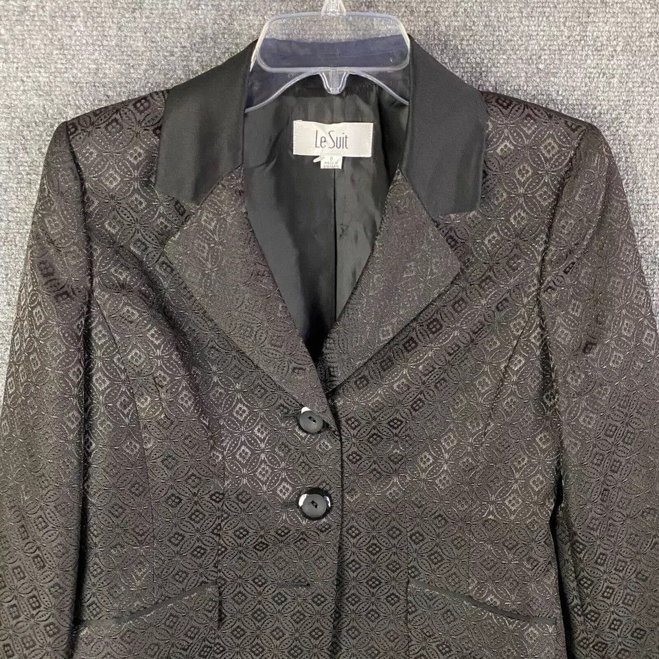 Other Le Suit Blazer Women's Size 8 Jacket NWT 100% Polyester Size M / US 6-8 / IT 42-44 - 2 Thumbnail