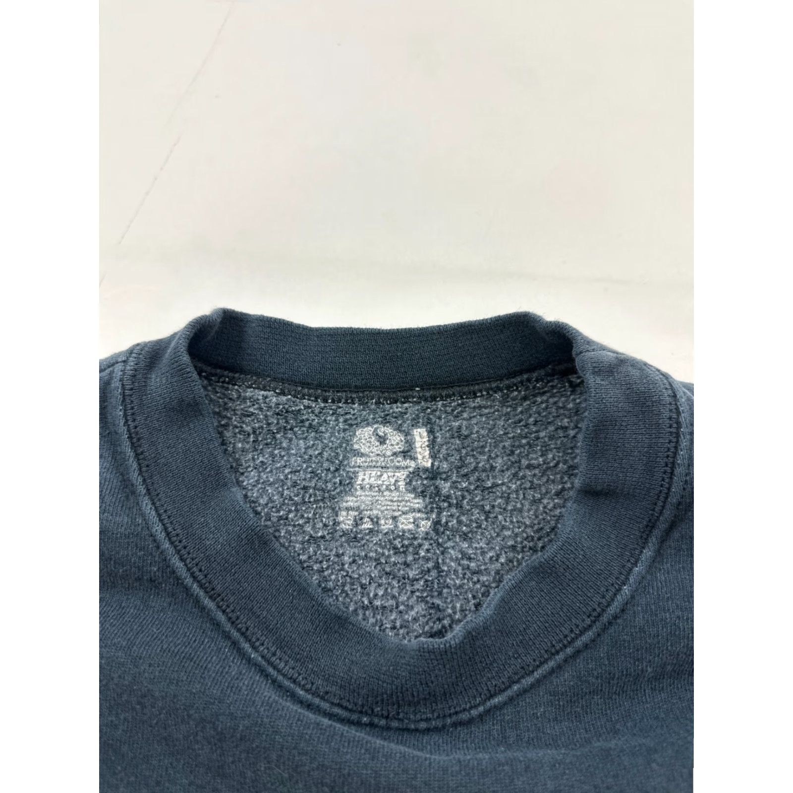 Fruit Of The Loom OPB Sweatshirt Adult Large Blue Heavy Cotton Regular Crew Neck Pullover Size US L / EU 52-54 / 3 - 4 Thumbnail